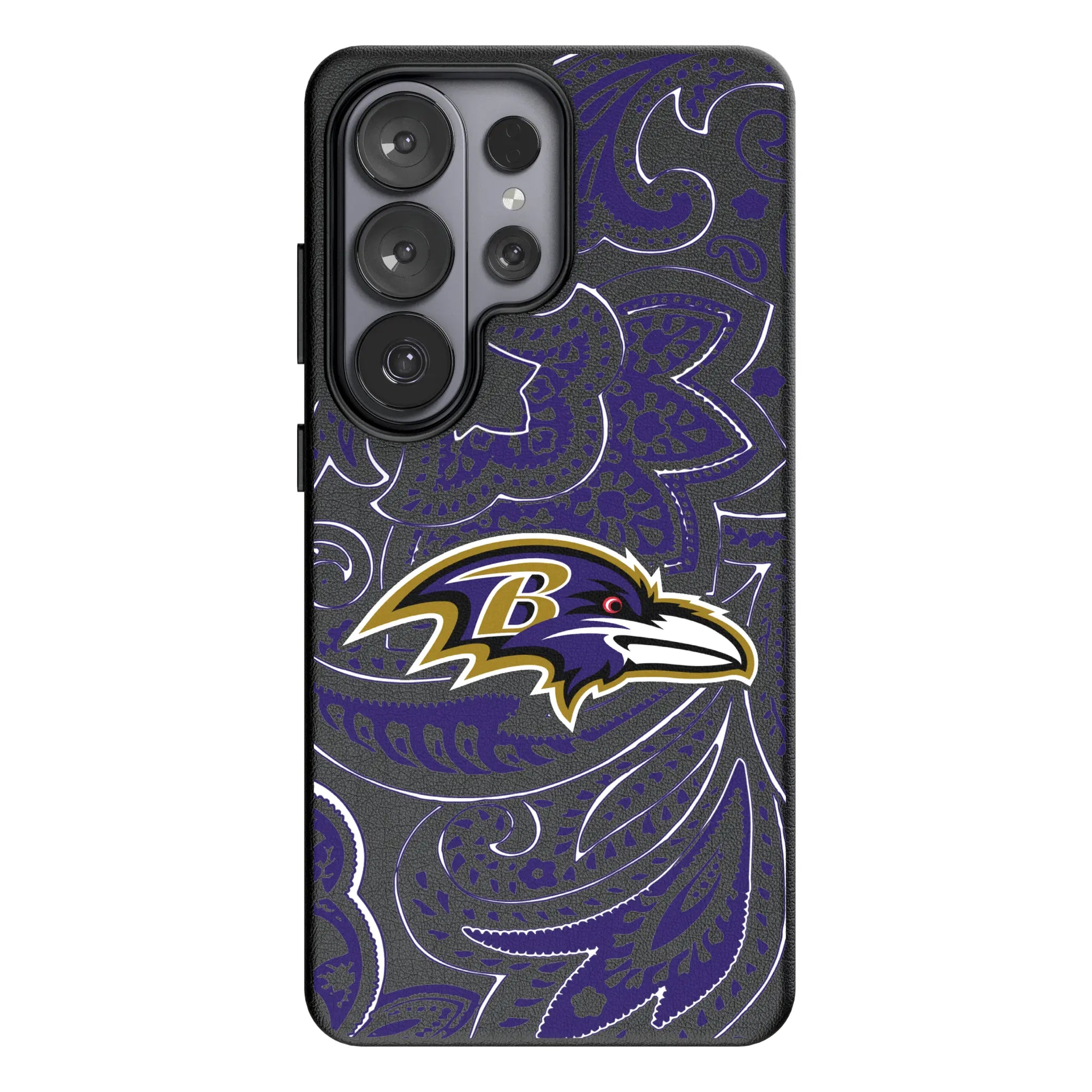 Baltimore Ravens Paisley Galaxy MagSafe Compatible Phone Case for Samsung Galaxy#Device_Galaxy S26 Ultra