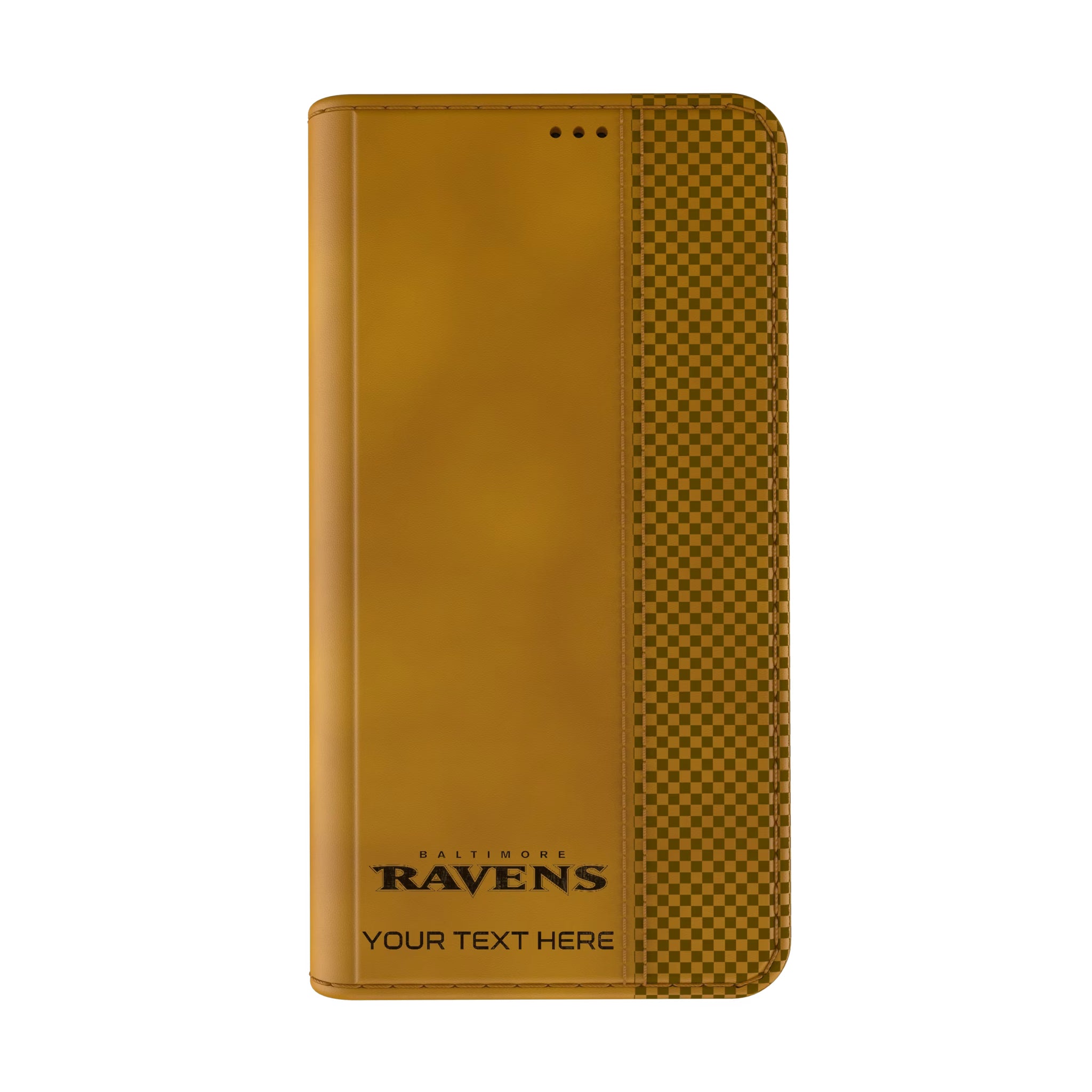 Baltimore Ravens Personalized Burn iPhone Folio Phone Case for Apple iPhone
