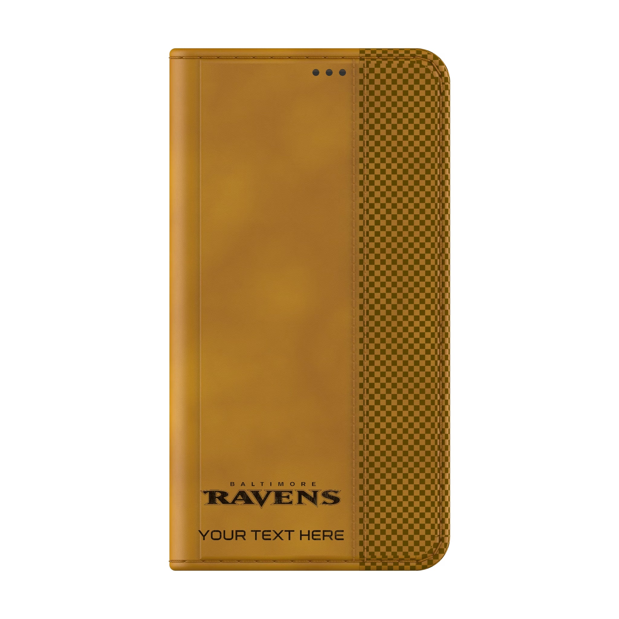 Baltimore Ravens Personalized Burn Galaxy Folio Phone Case for Samsung Galaxy