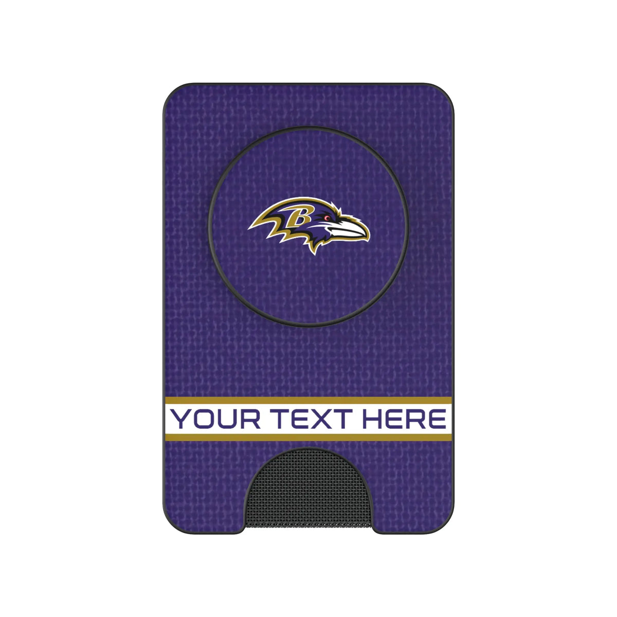 Baltimore Ravens Personalized Endzone Solid Popsockets Wallet Magnetic