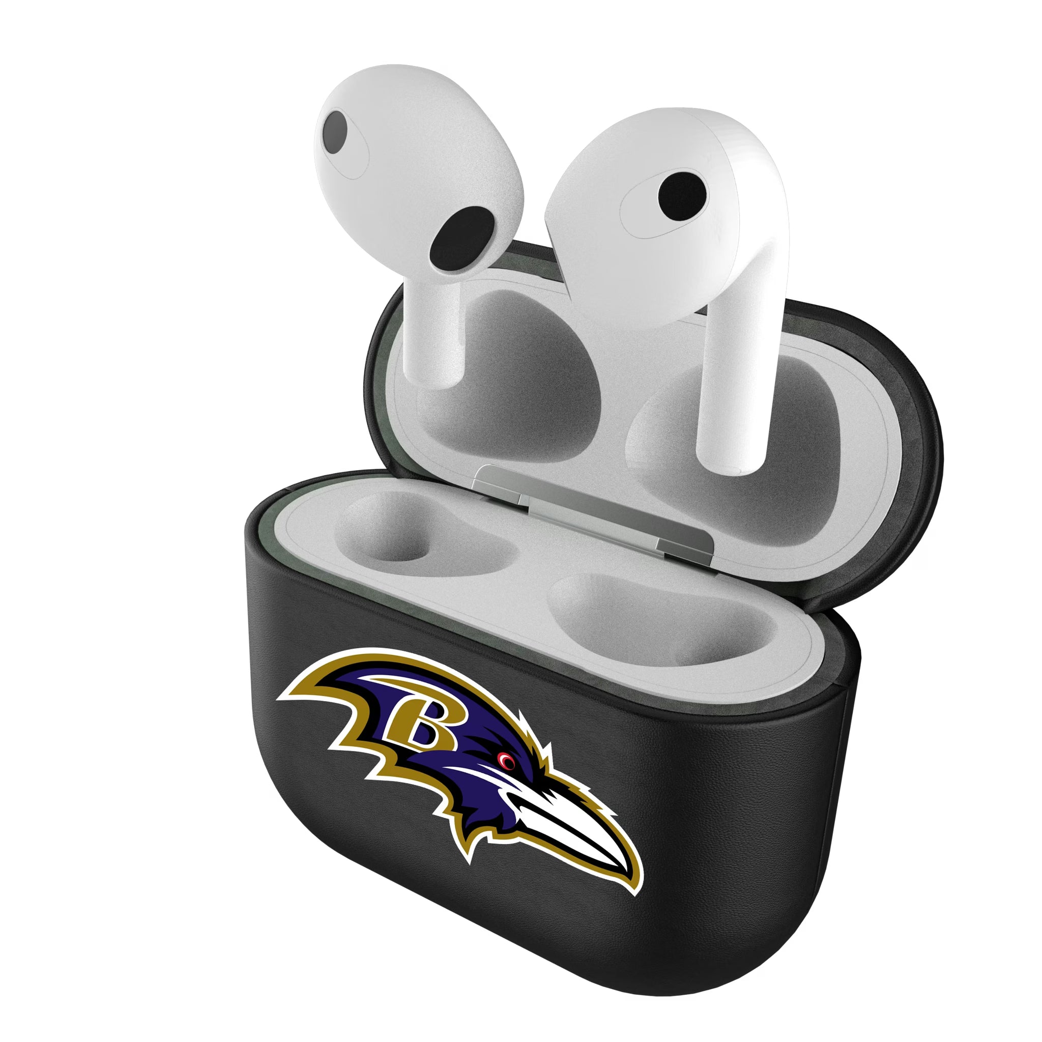 Baltimore Ravens Personalized Insignia AirPods AirPod Case Cover#Device_AirPods 3rd Gen