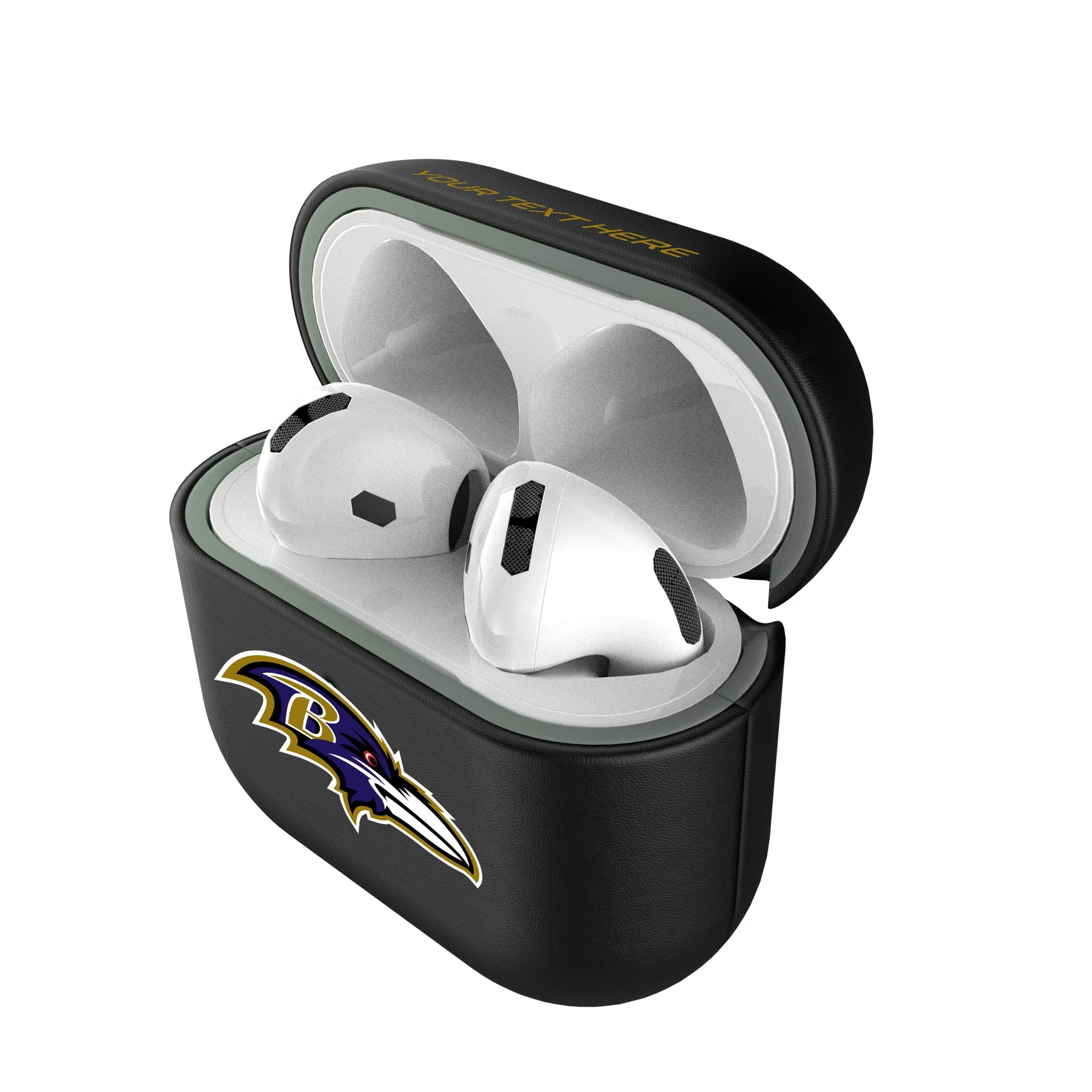 Baltimore Ravens Personalized Insignia AirPods AirPod Case Cover#Device_AirPods 4