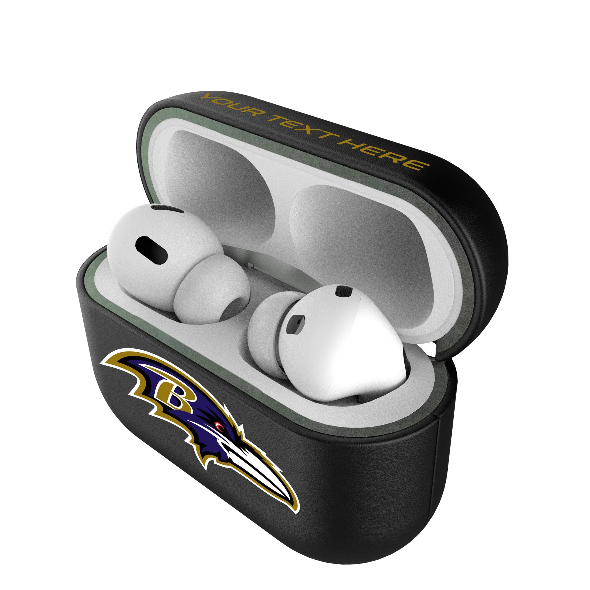 Baltimore Ravens Personalized Insignia AirPods AirPod Case Cover#Device_AirPods Pro 1st Gen