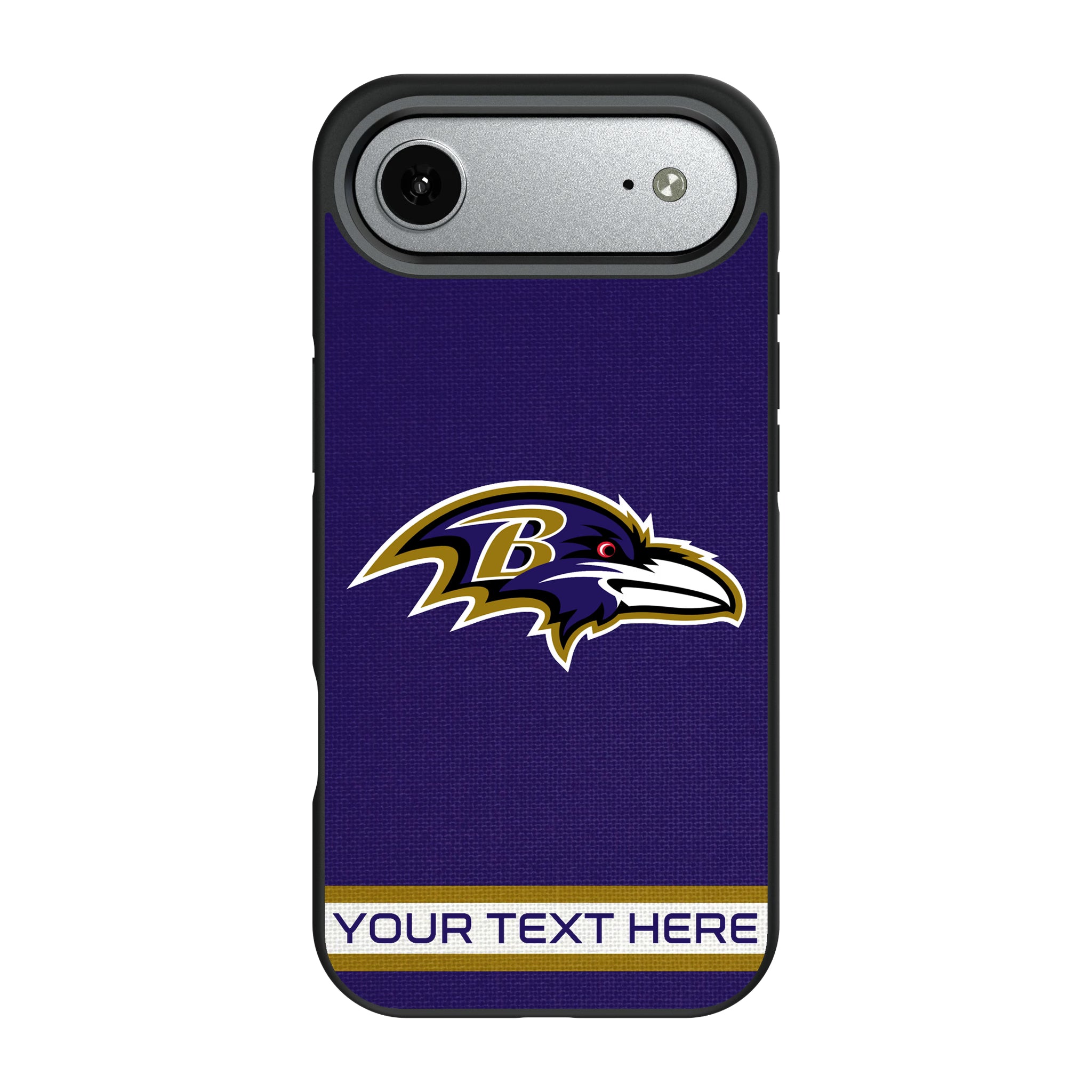 Baltimore Ravens Personalized Stripe iPhone Bump Phone Case for Apple iPhone#Device_iPhone Air