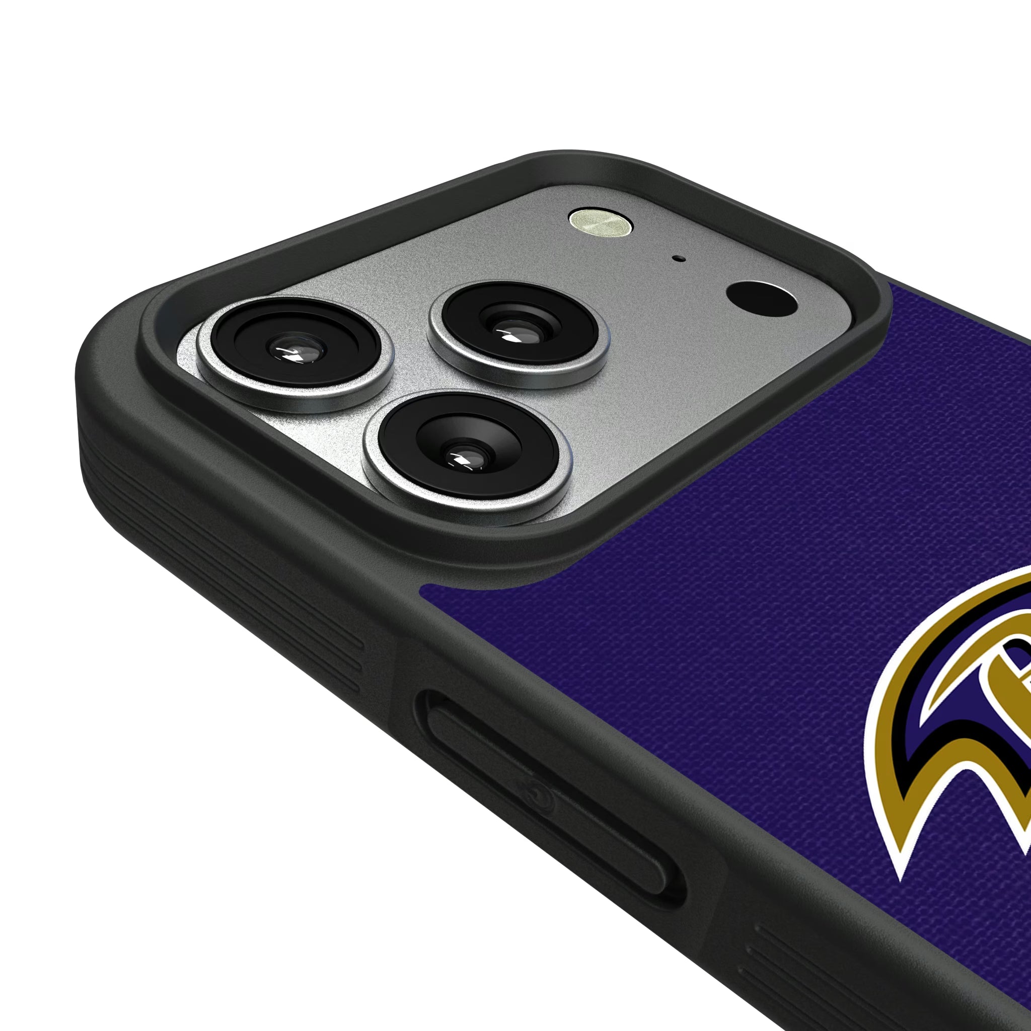 Baltimore Ravens Personalized Stripe iPhone Bump Phone Case for Apple iPhone - Detail#Device_iPhone 17 Pro