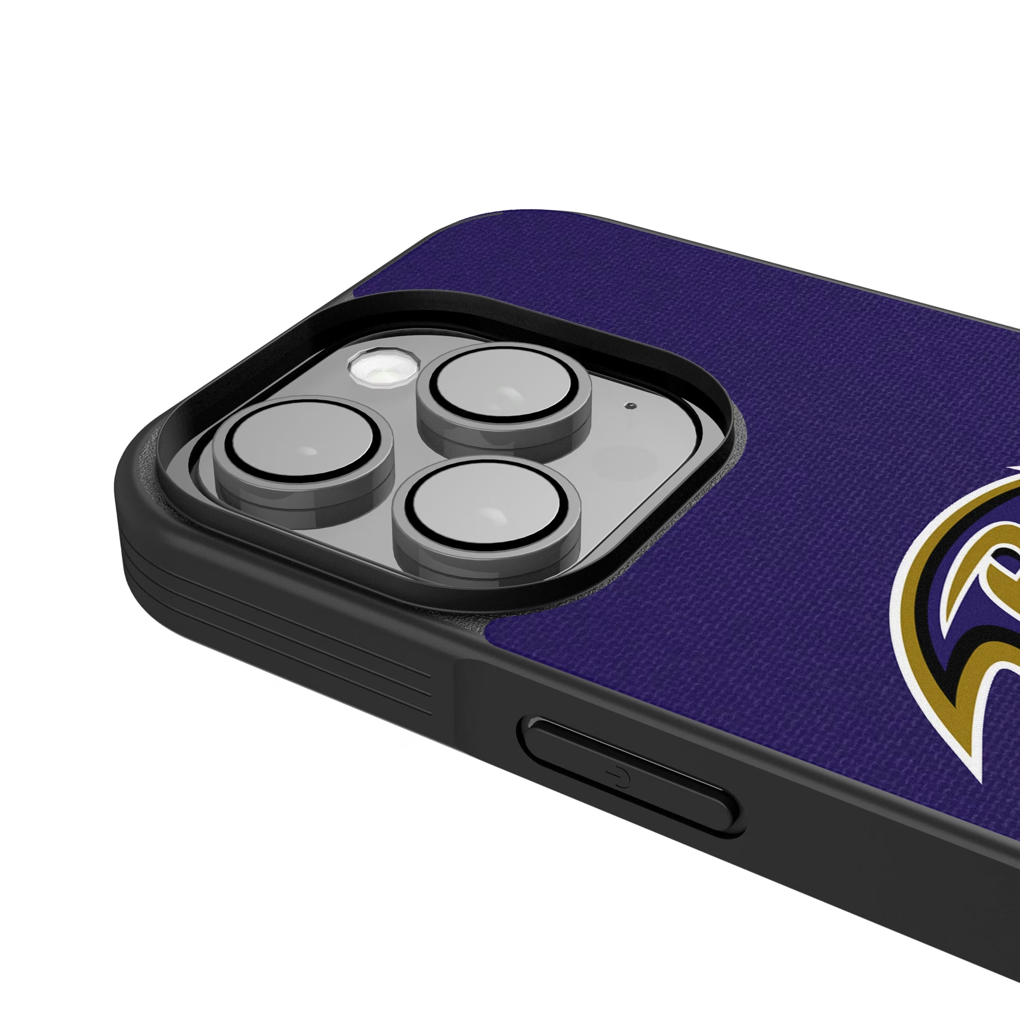Baltimore Ravens Personalized Stripe iPhone Bump Phone Case for Apple iPhone - Detail