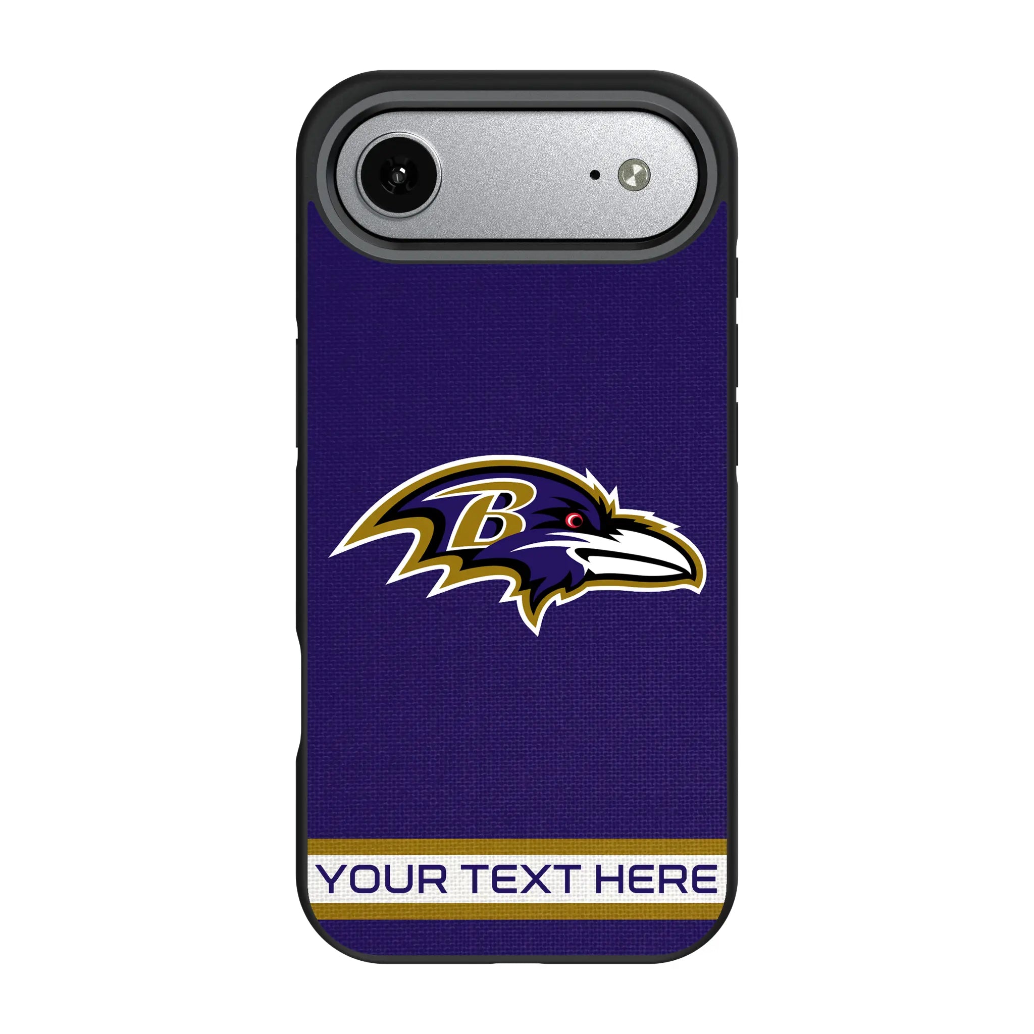 Baltimore Ravens Personalized Stripe iPhone Bump Phone Case for Apple iPhone#Device_iPhone Air