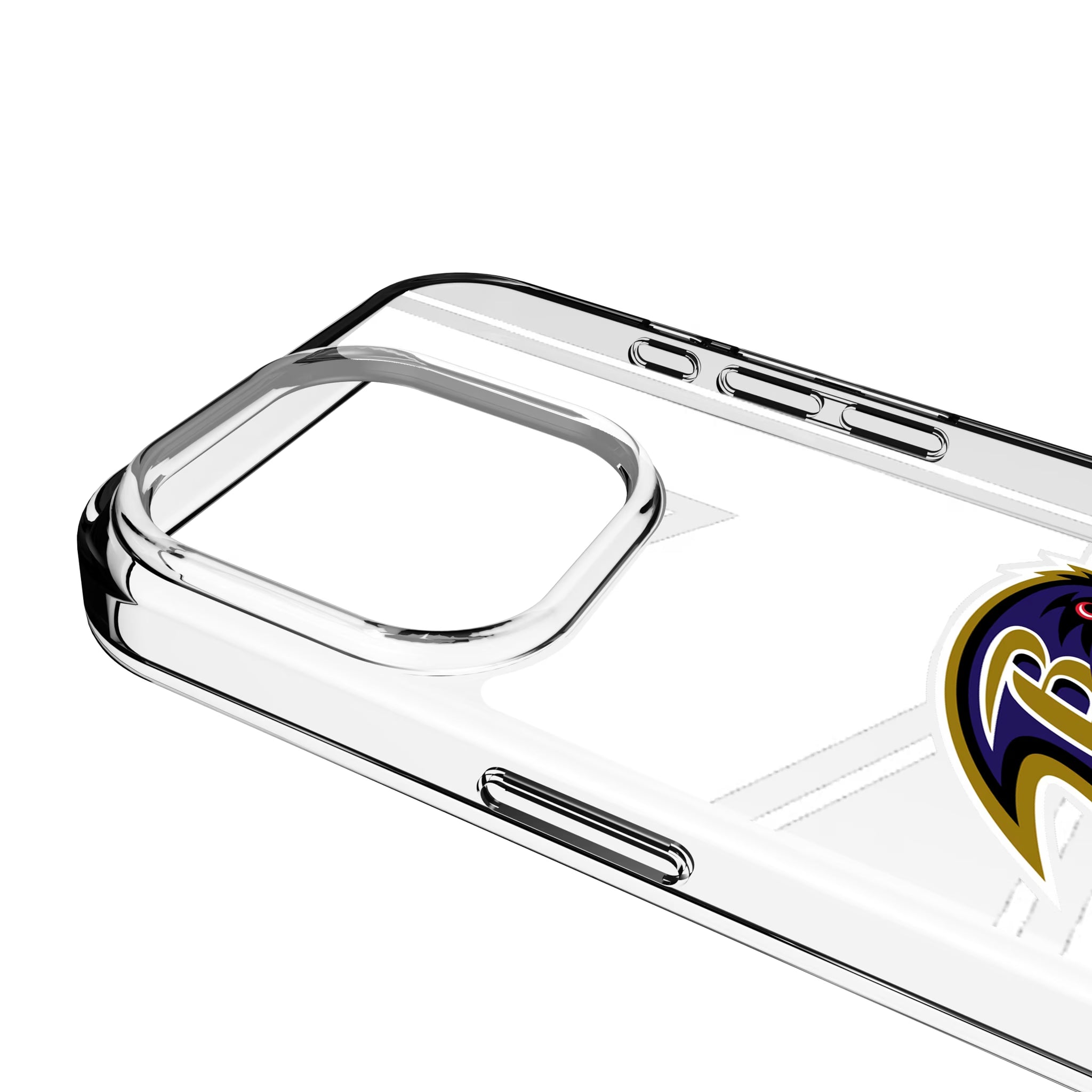 Baltimore Ravens Personalized Tilt iPhone Clear Phone Case for Apple iPhone - Detail