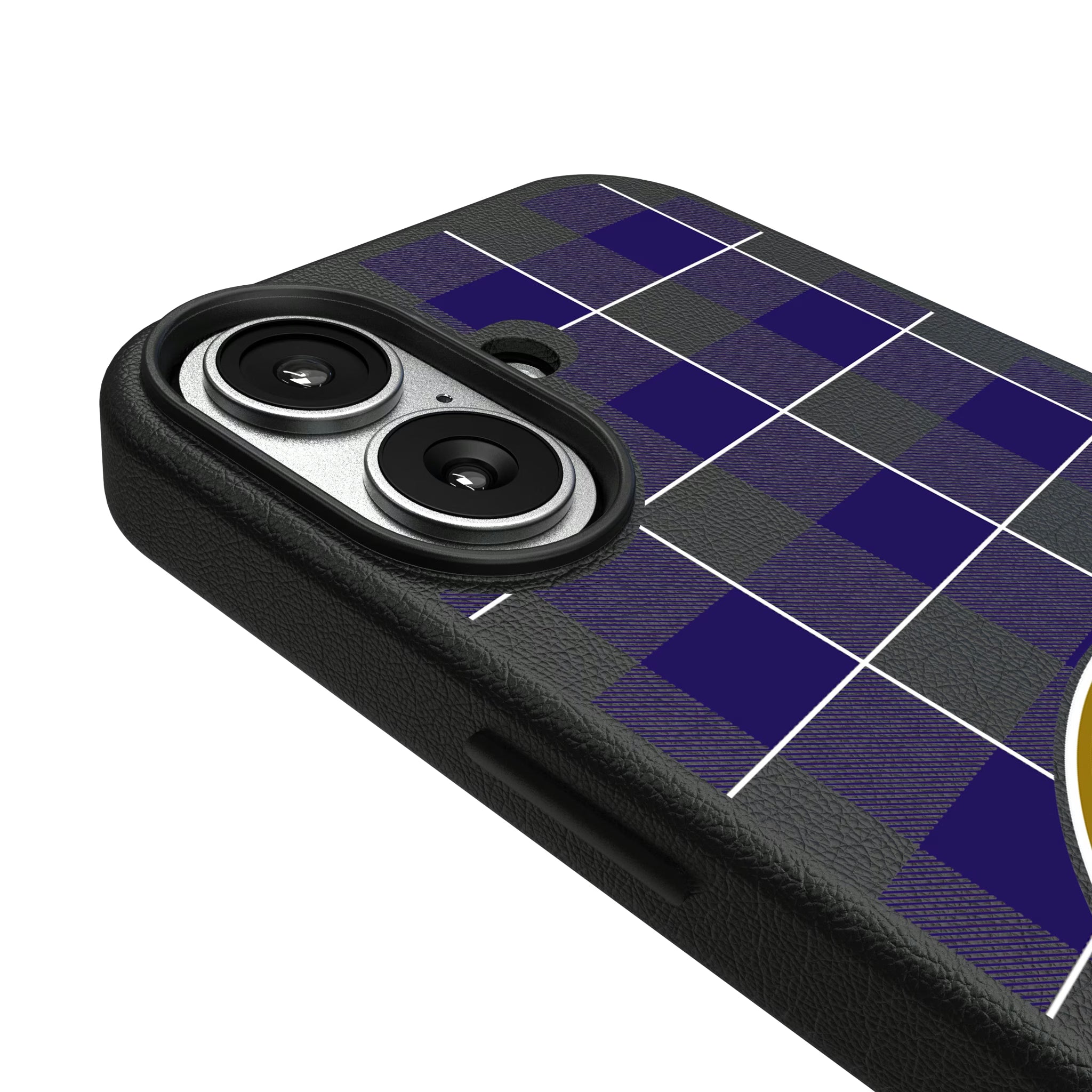 Baltimore Ravens Plaid iPhone MagSafe Compatible Phone Case for Apple iPhone - Detail#Device_iPhone 17