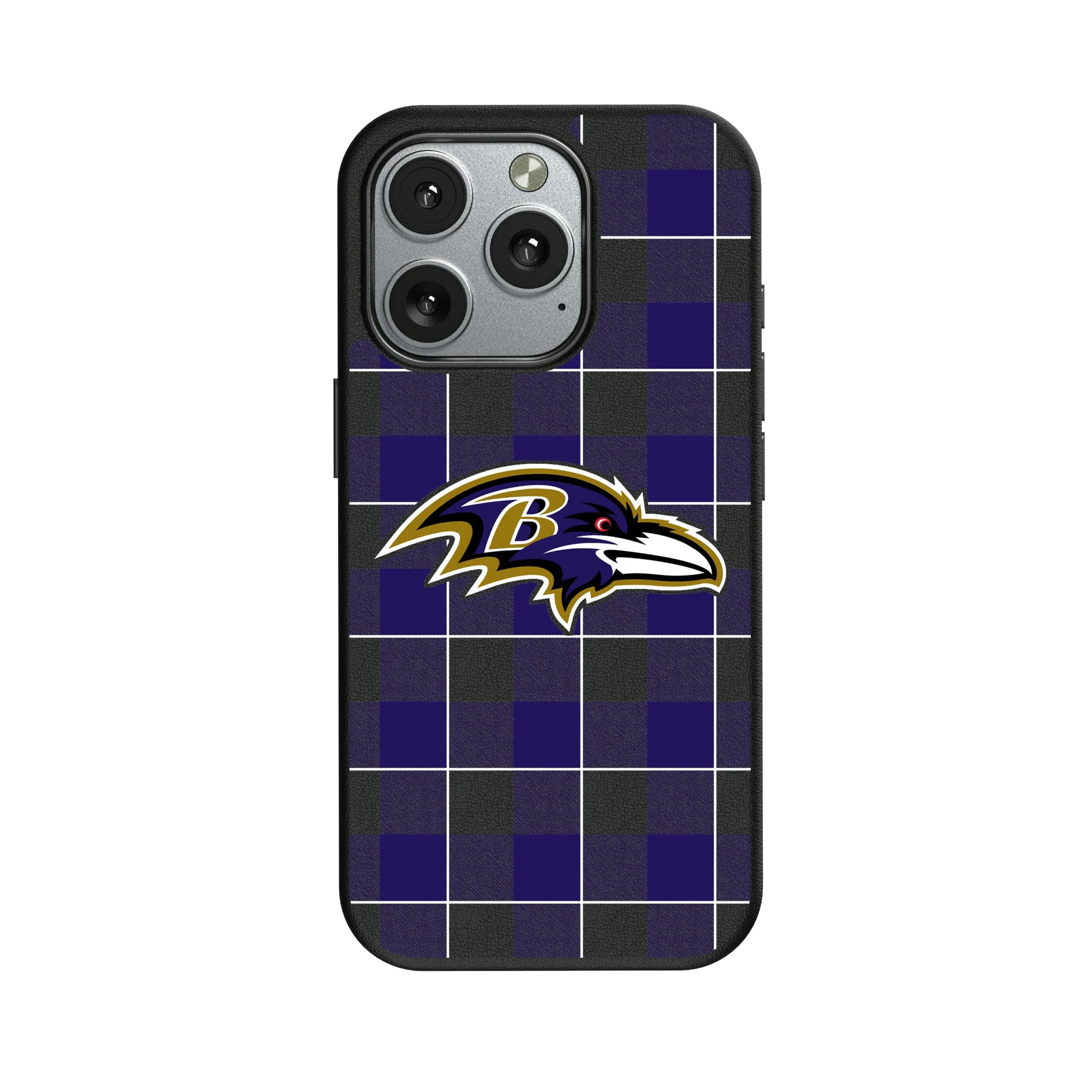 Baltimore Ravens Plaid iPhone MagSafe Compatible Phone Case for Apple iPhone