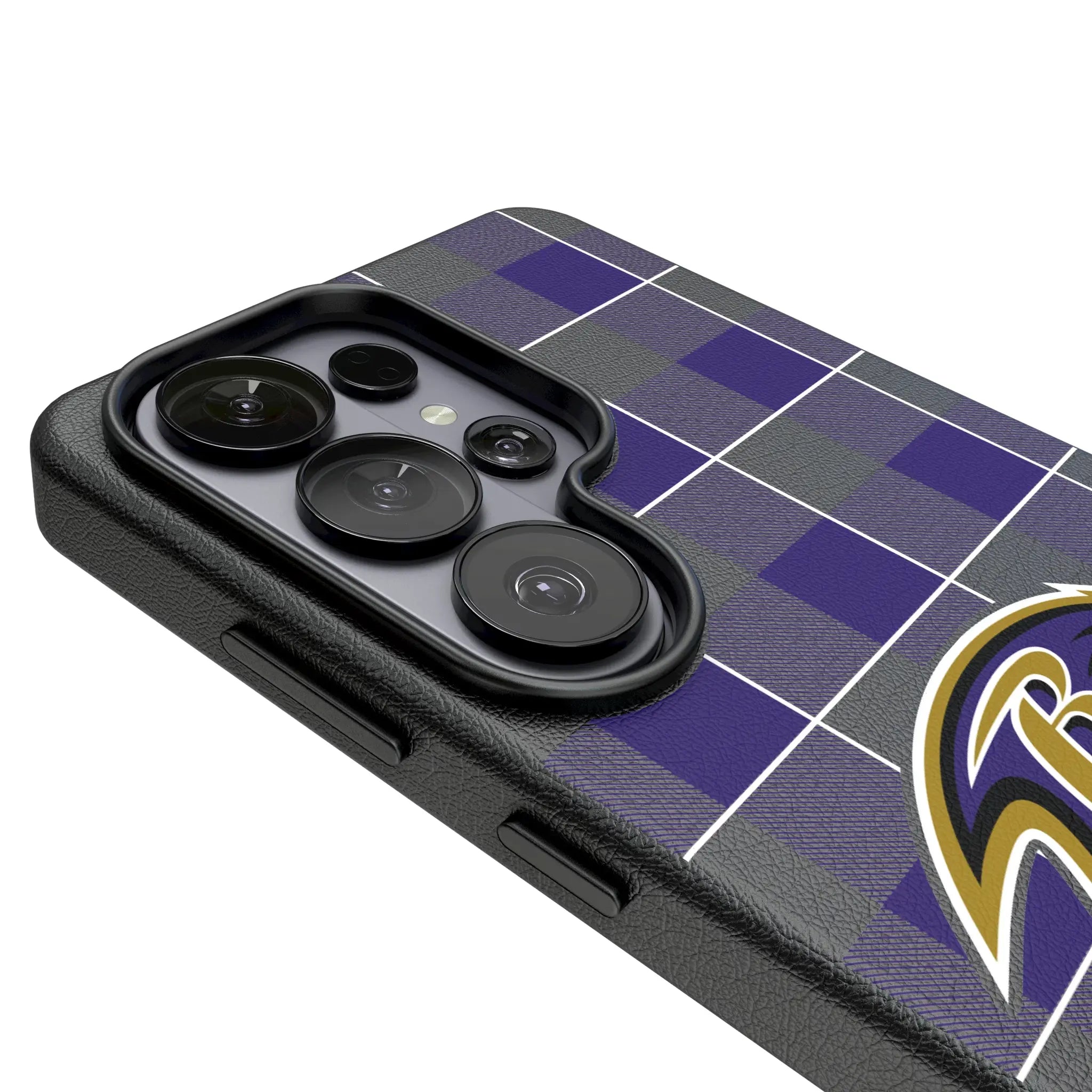 Baltimore Ravens Plaid Galaxy MagSafe Compatible Phone Case for Samsung Galaxy - Detail#Device_Galaxy S26 Ultra