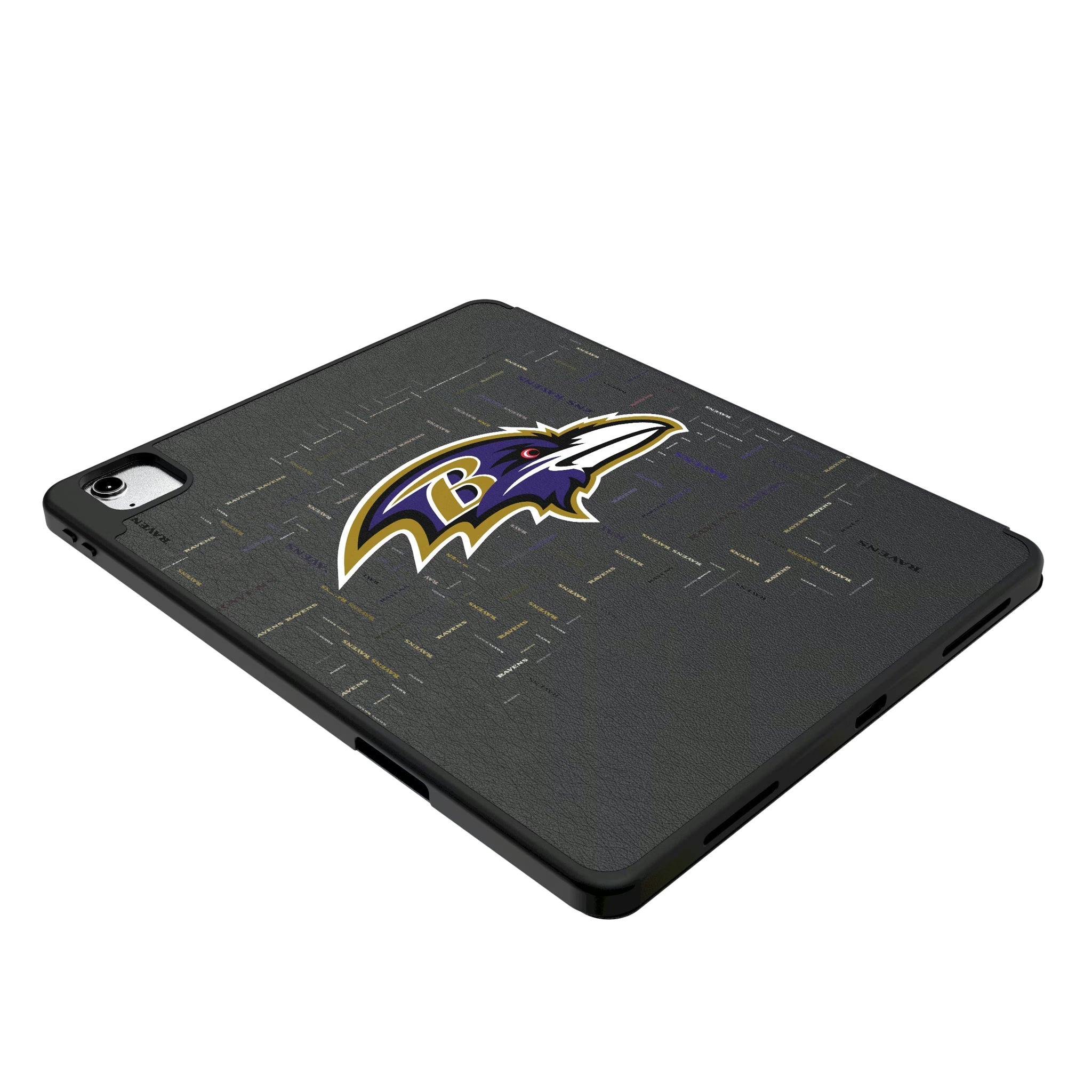 Baltimore Ravens Quadtile iPad Tablet Case for Apple iPad - Isometric View