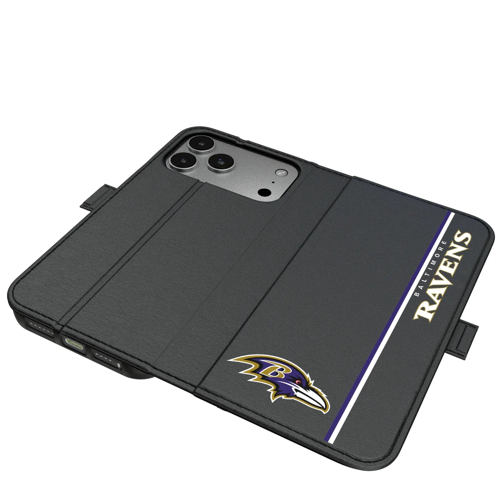 Baltimore Ravens Sidebar iPhone Folio Phone Case for Apple iPhone#Device_iPhone 17 Pro Max