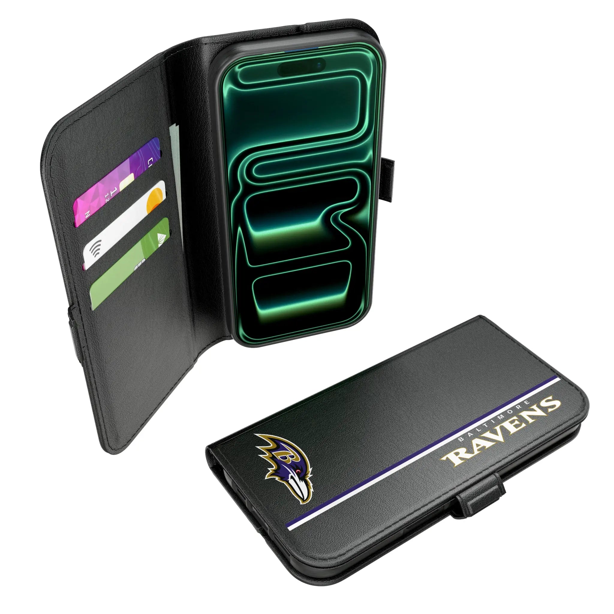 Baltimore Ravens Sidebar iPhone Folio Phone Case for Apple iPhone#Device_iPhone 17