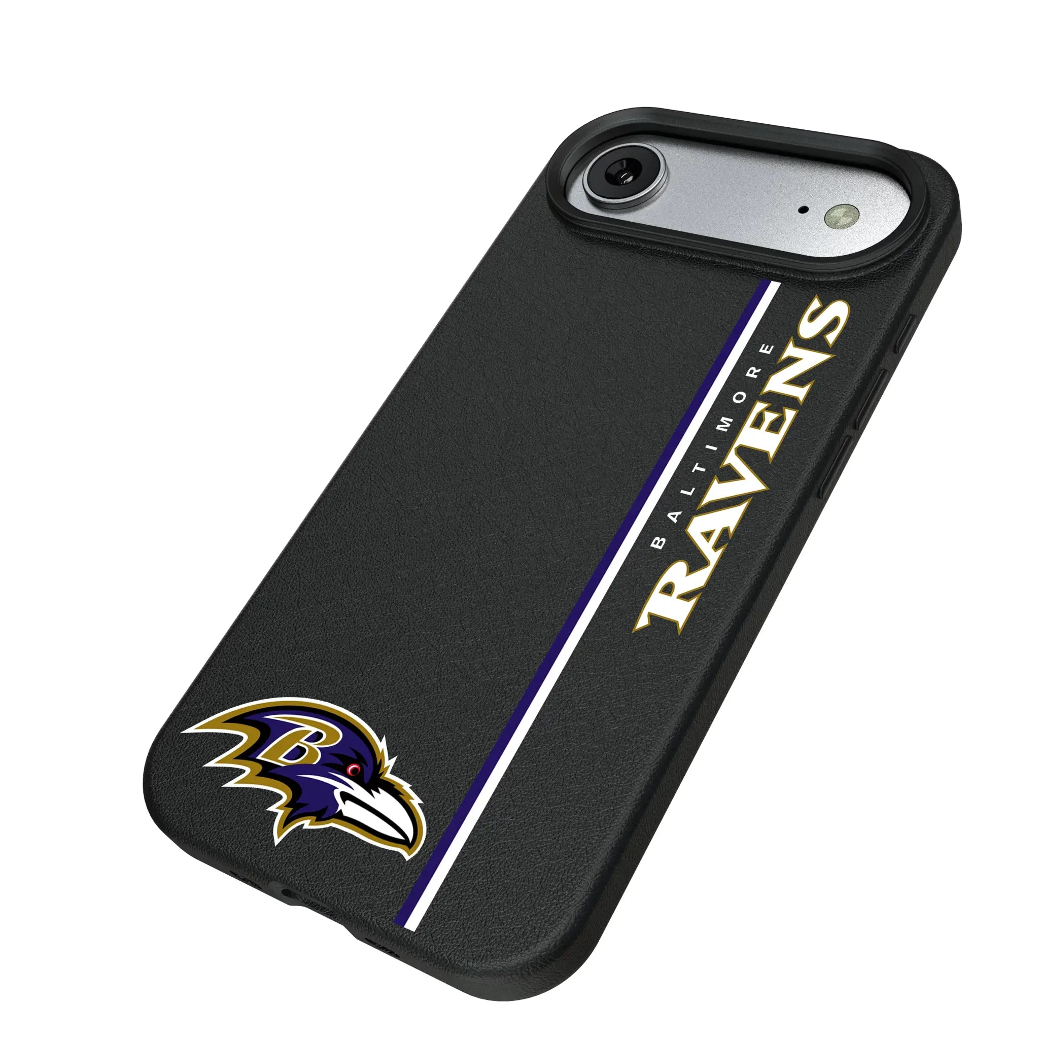 Baltimore Ravens Sidebar iPhone MagSafe Compatible Phone Case for Apple iPhone - Isometric View#Device_iPhone Air
