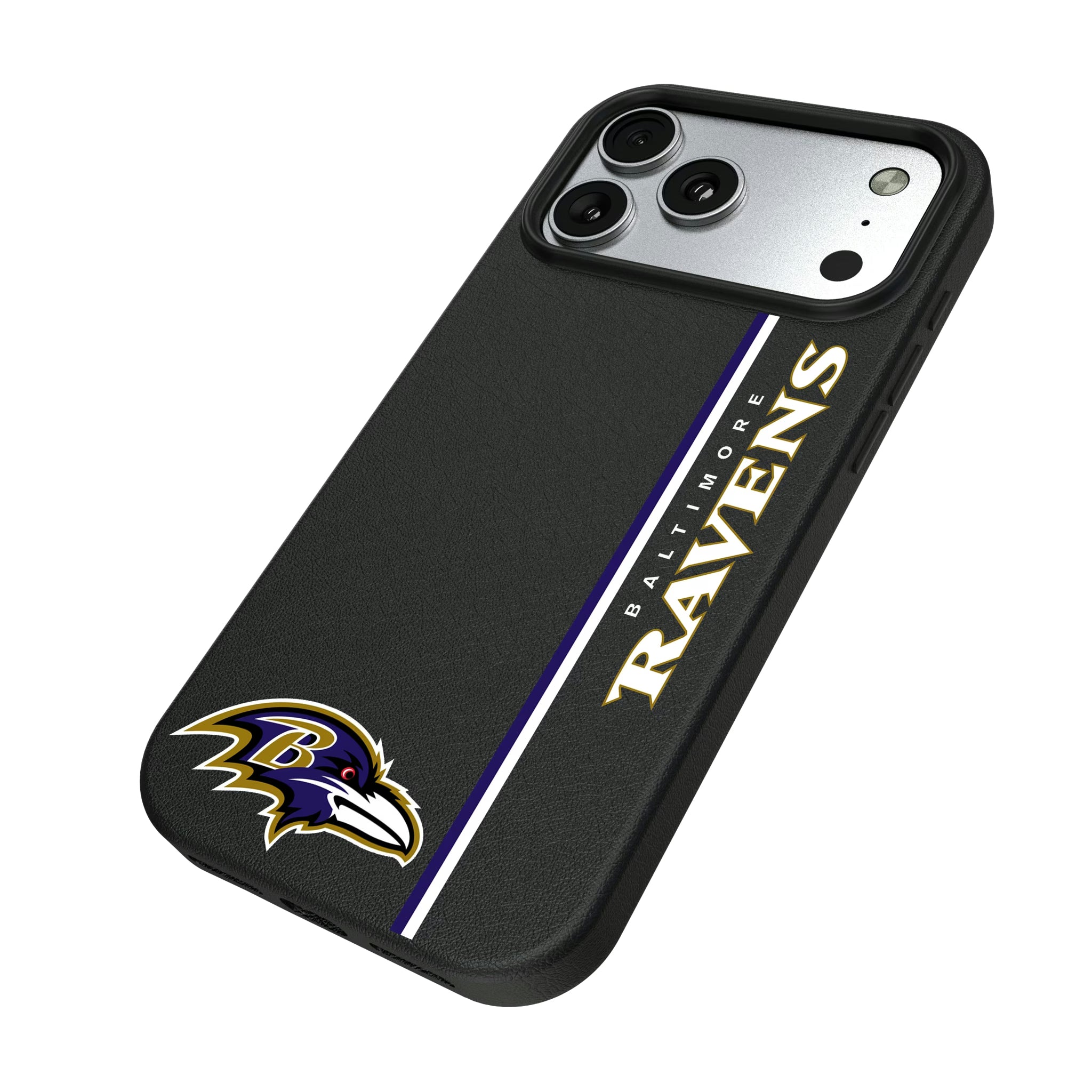 Baltimore Ravens Sidebar iPhone MagSafe Compatible Phone Case for Apple iPhone - Isometric View#Device_iPhone 17 Pro Max