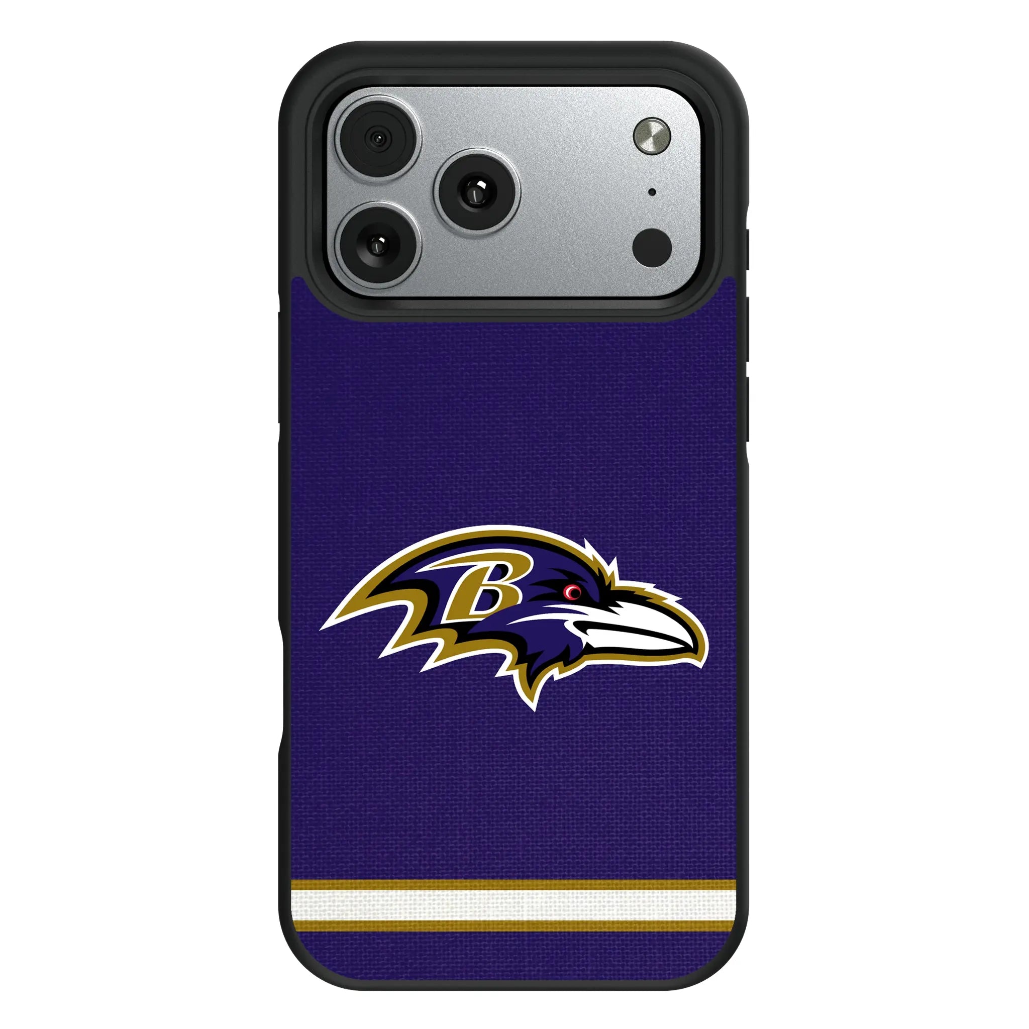 Baltimore Ravens Stripe iPhone Bump Phone Case for Apple iPhone#Device_iPhone 17 Pro Max