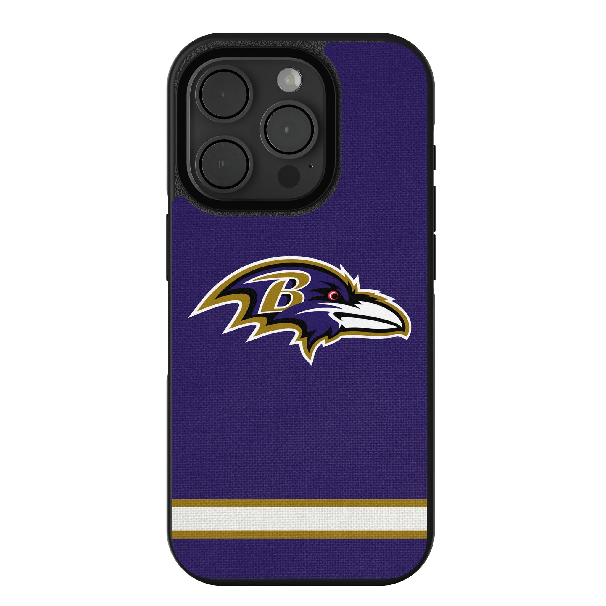 Baltimore Ravens Stripe iPhone Bump Phone Case for Apple iPhone