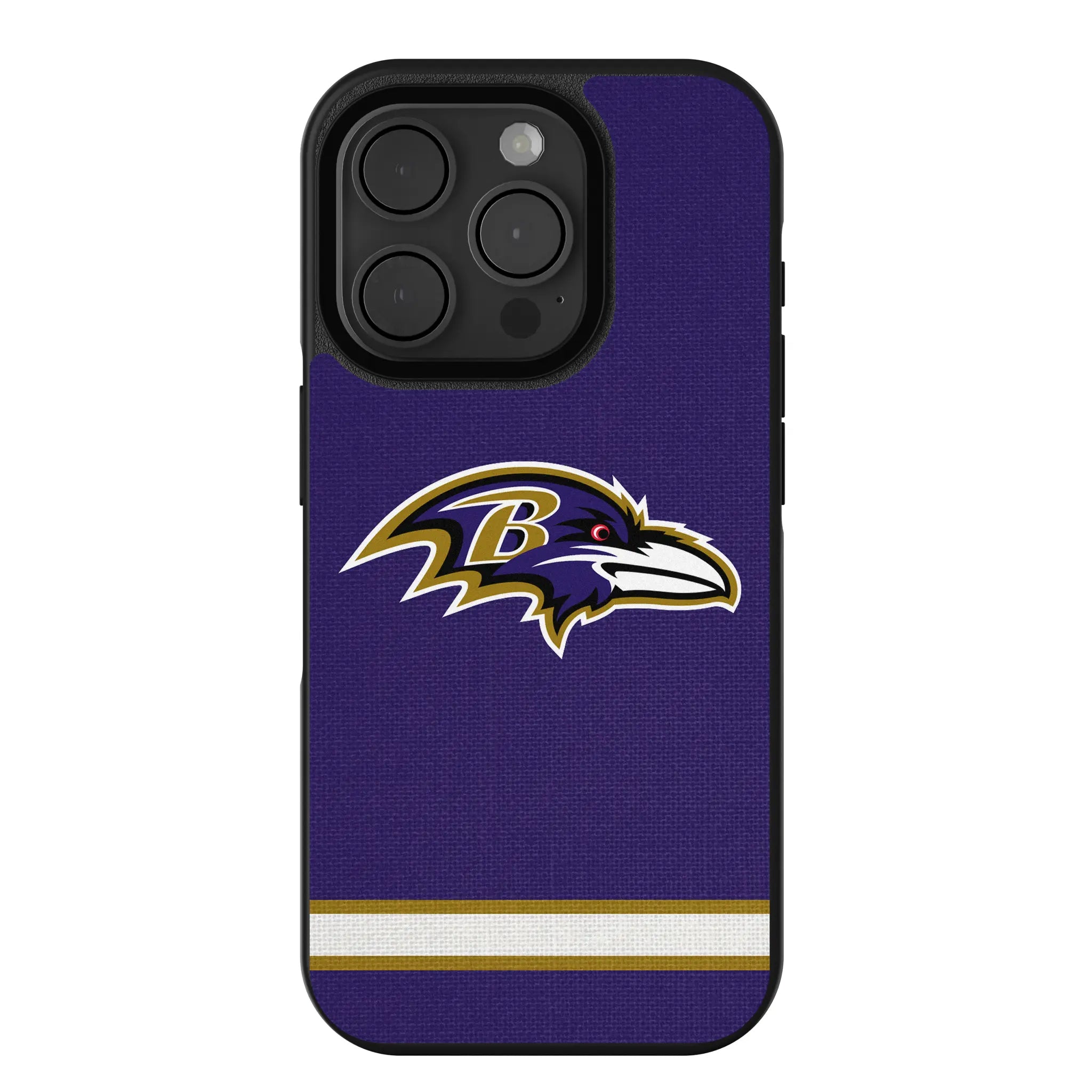 Baltimore Ravens Stripe iPhone Bump Phone Case for Apple iPhone