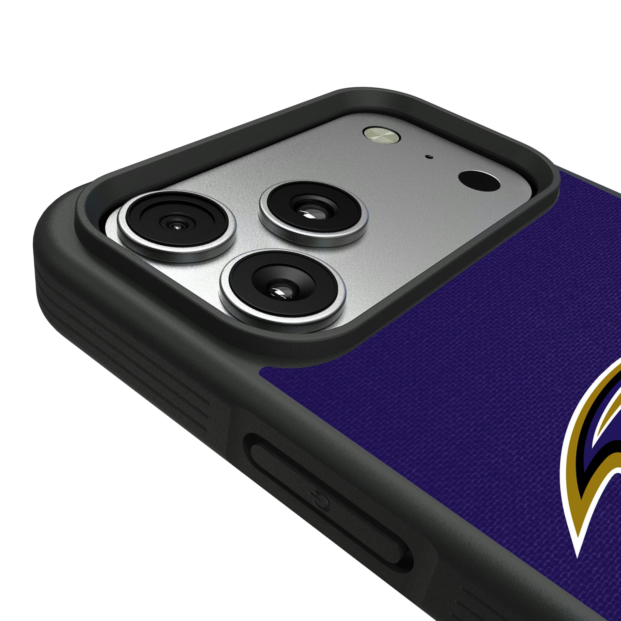 Baltimore Ravens Stripe iPhone Bump Phone Case for Apple iPhone - Detail#Device_iPhone 17 Pro Max