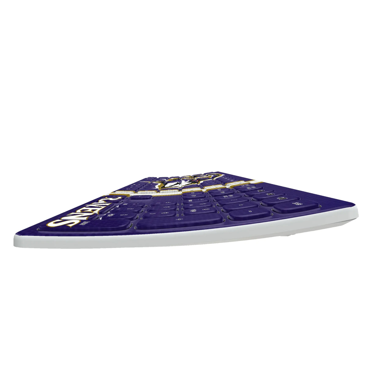 Baltimore Ravens Stripe KKB605 Curved Wireless Keyboard