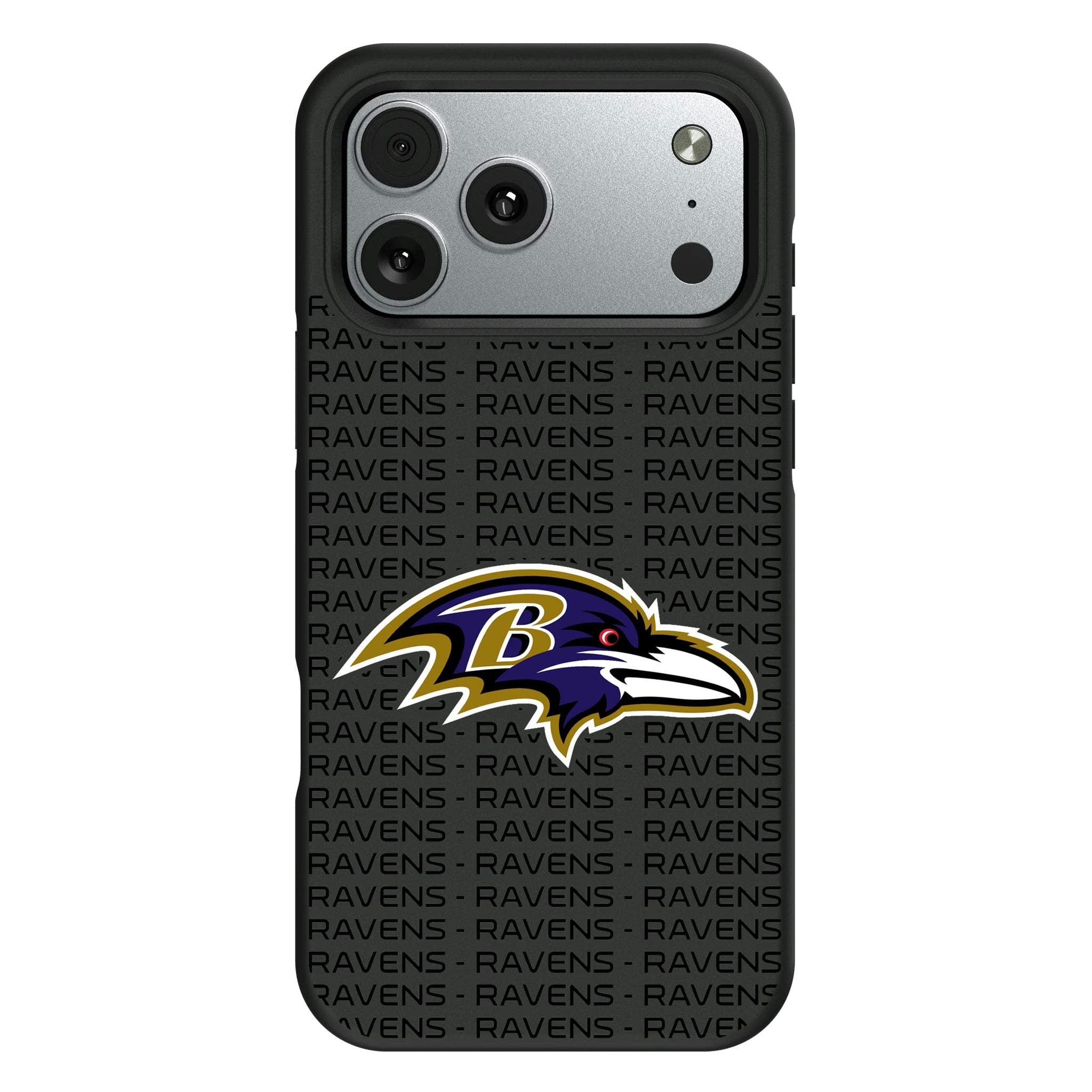 Baltimore Ravens Text Backdrop iPhone Bump Phone Case for Apple iPhone#Device_iPhone 17 Pro Max