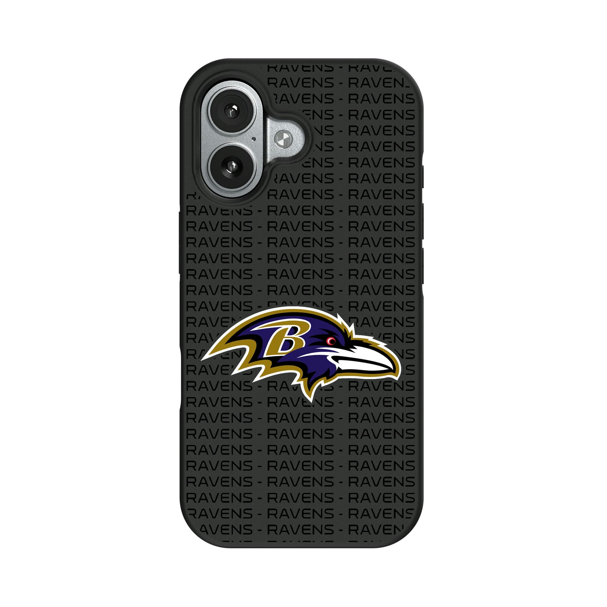 Baltimore Ravens Text Backdrop iPhone Bump Phone Case for Apple iPhone#Device_iPhone 17