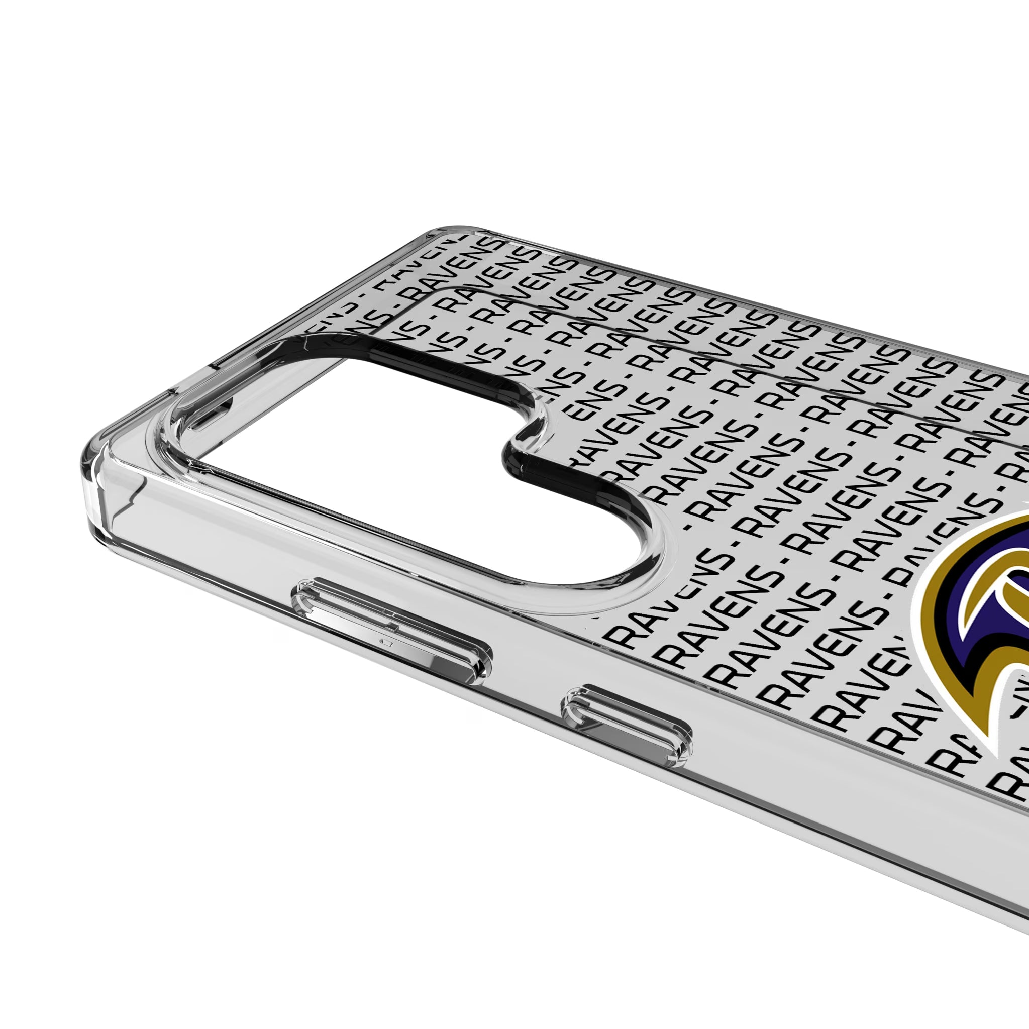 Baltimore Ravens Text Backdrop Galaxy Clear Phone Case for Samsung Galaxy - Detail