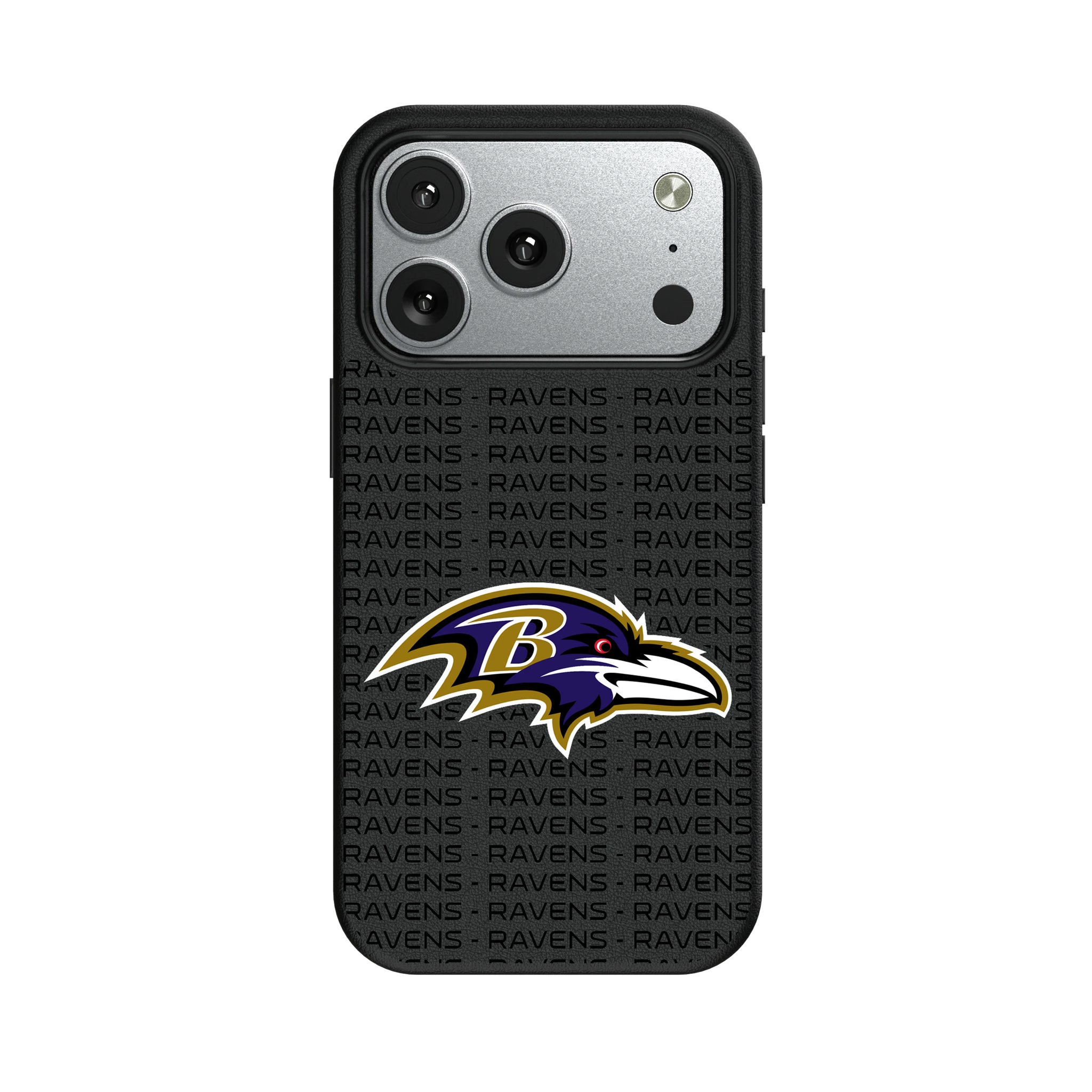 Baltimore Ravens Text Backdrop iPhone MagSafe Compatible Phone Case for Apple iPhone#Device_iPhone 17 Pro