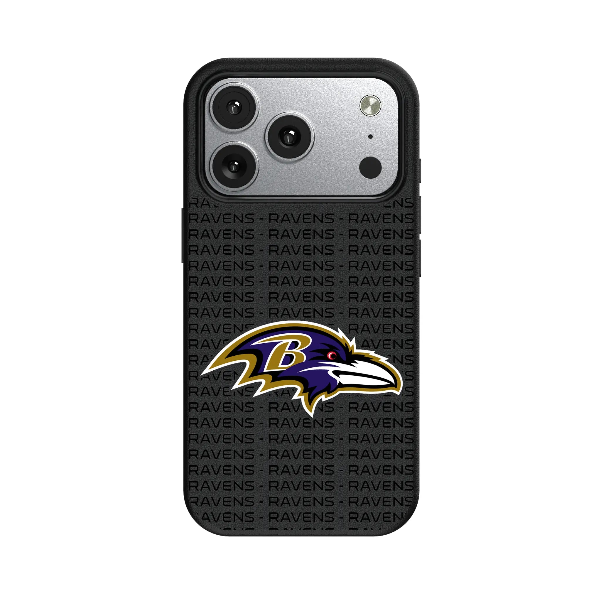Baltimore Ravens Text Backdrop iPhone MagSafe Compatible Phone Case for Apple iPhone#Device_iPhone 17 Pro