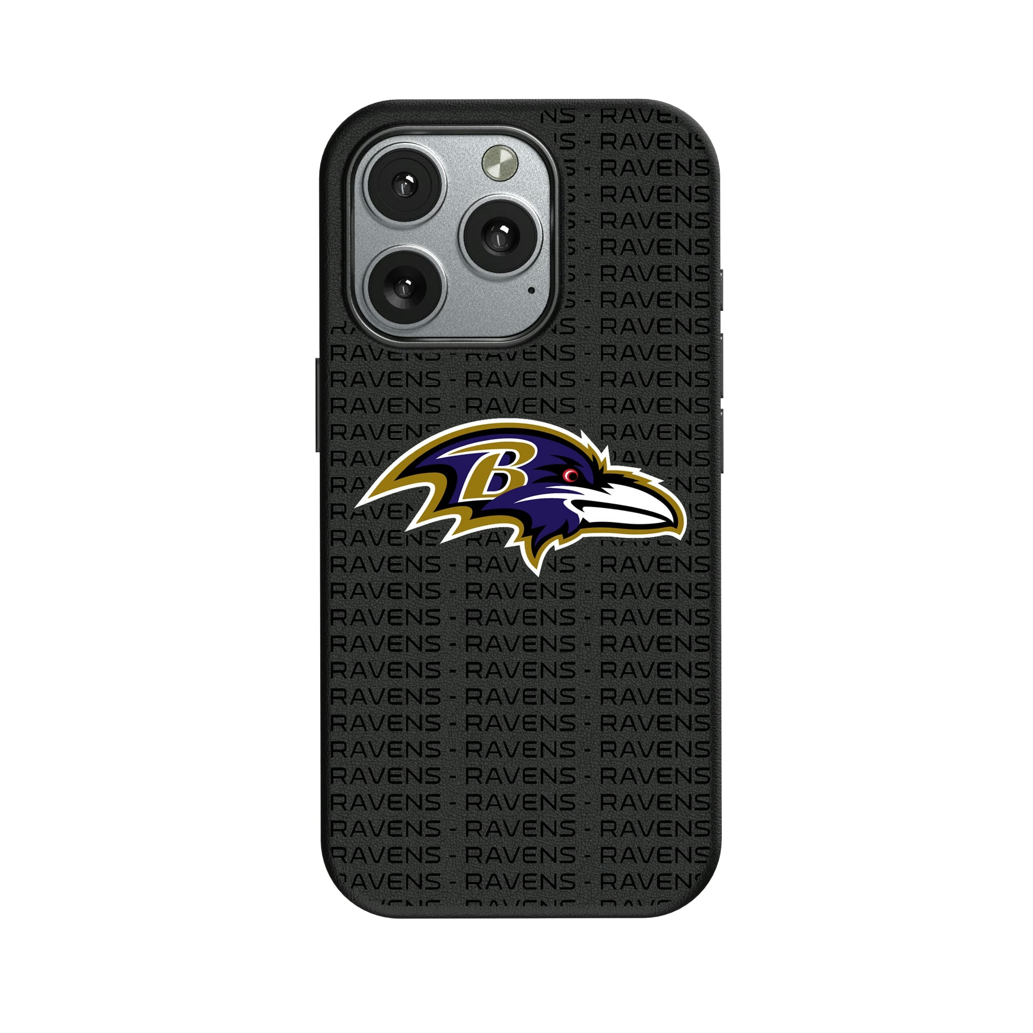 Baltimore Ravens Text Backdrop iPhone MagSafe Compatible Phone Case for Apple iPhone