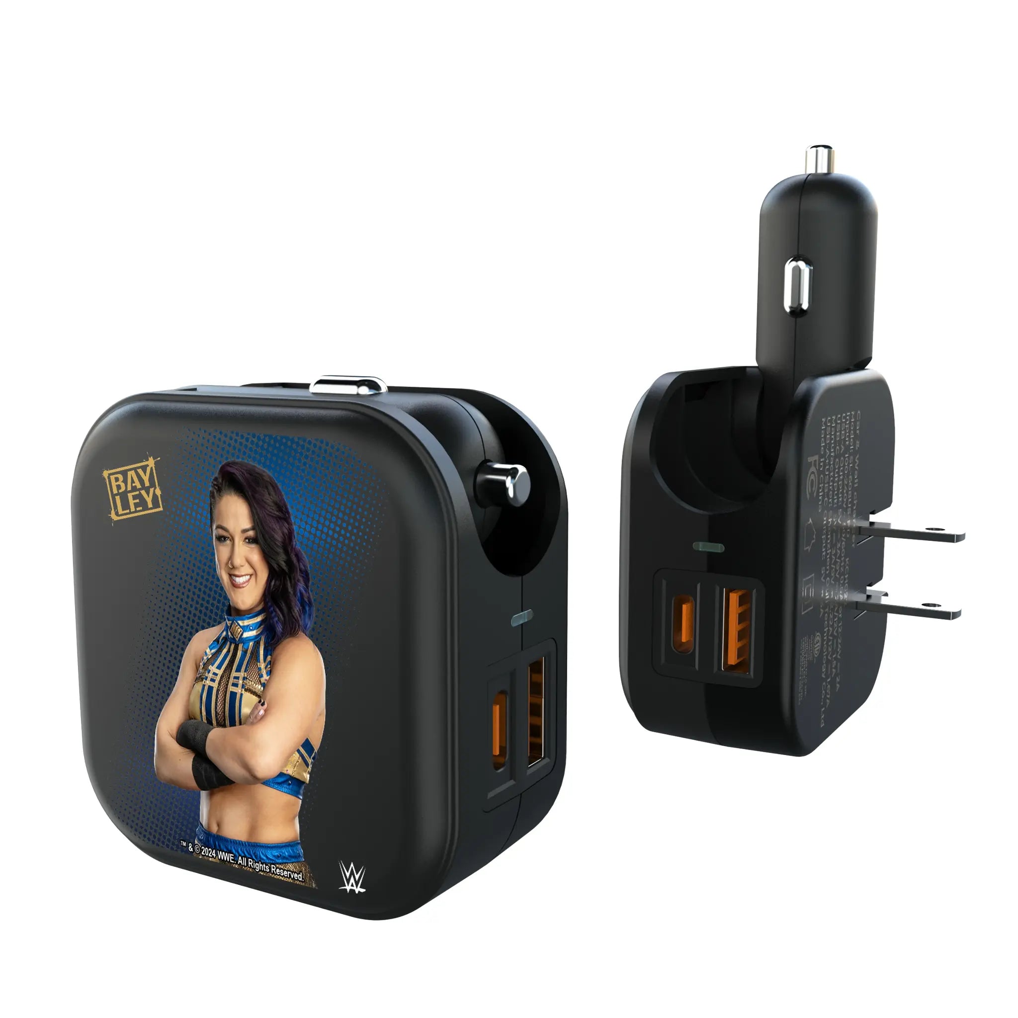 Bayley Superstar 2 in 1 USB A/C Charger