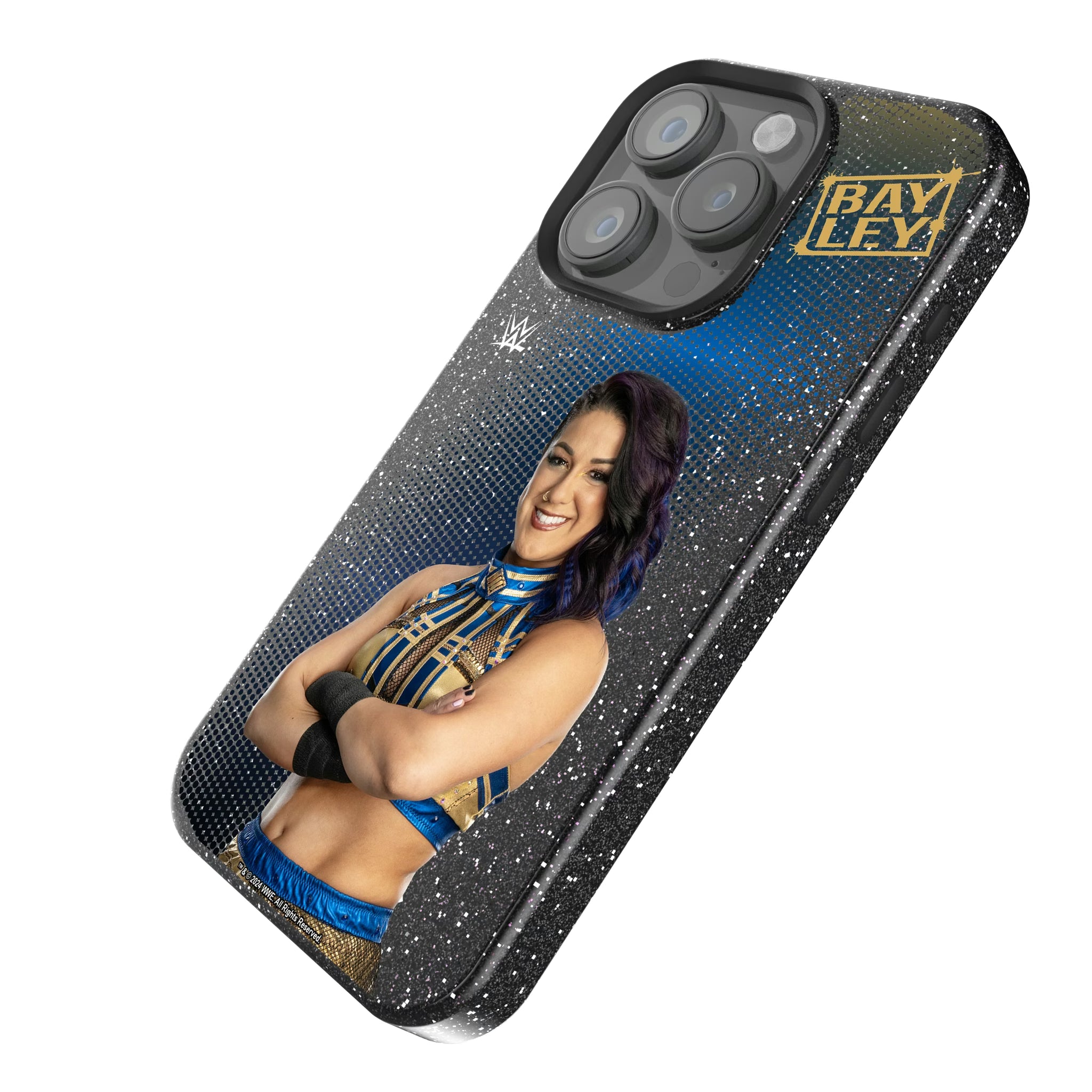 Bayley Superstar iPhone Bling Phone Case for Apple iPhone - Isometric View