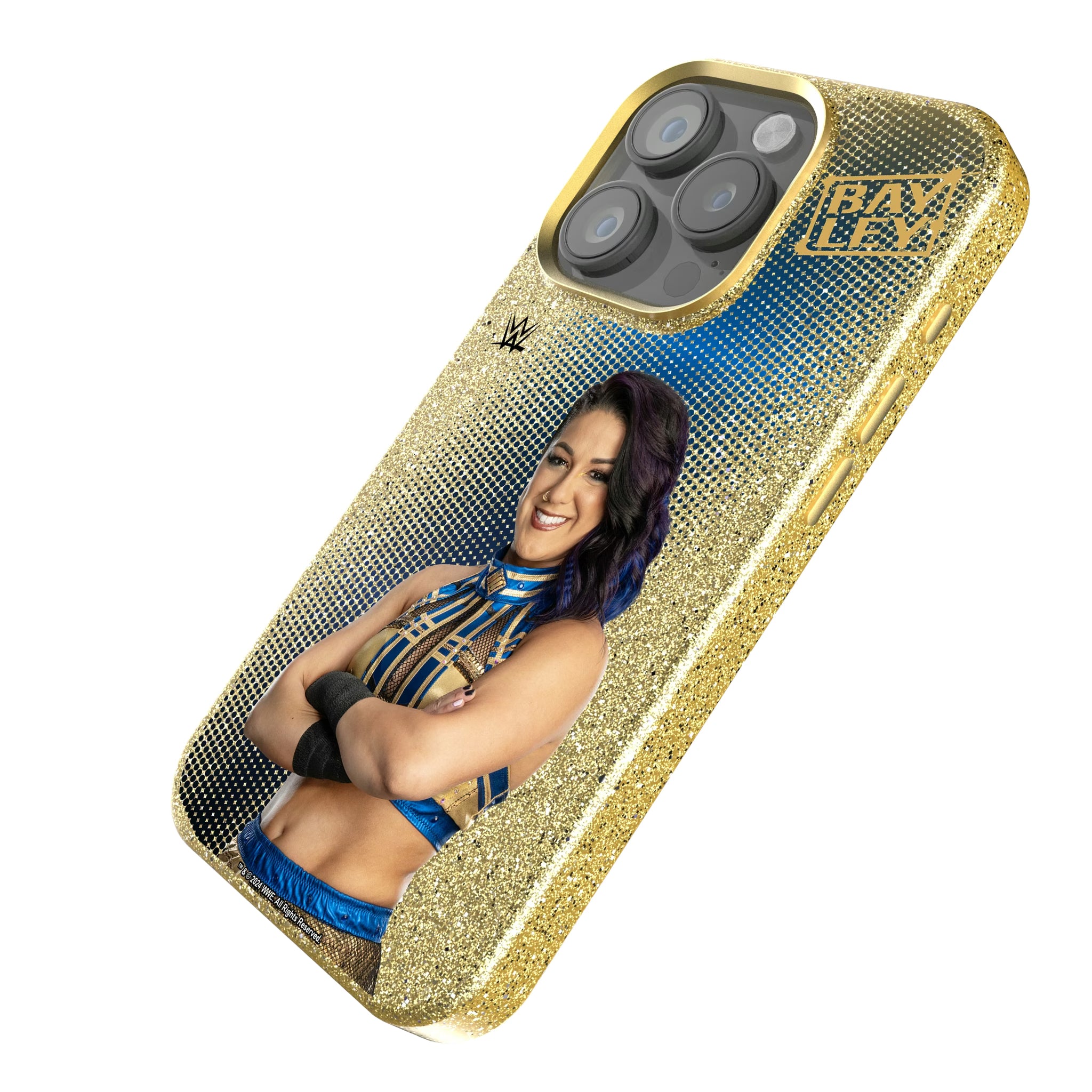 Bayley Superstar iPhone Bling Phone Case for Apple iPhone - Isometric View