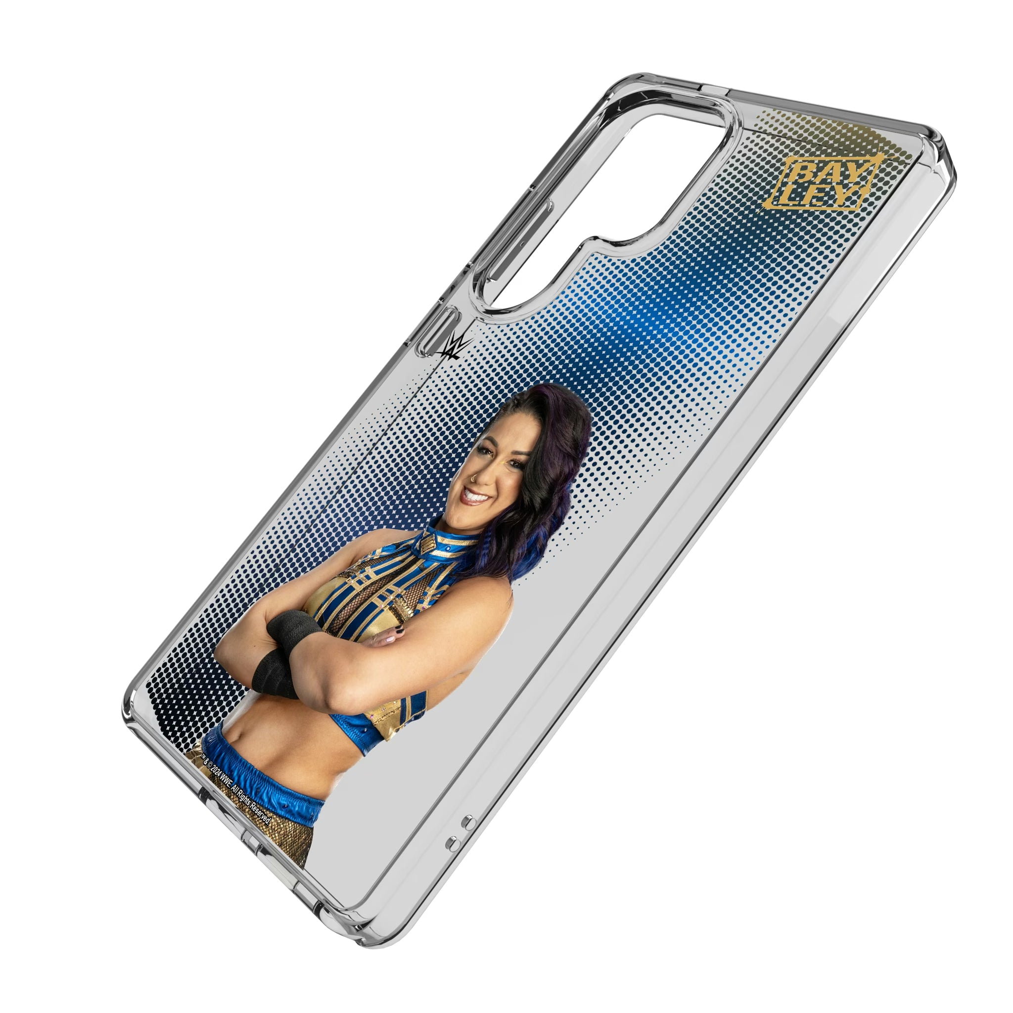 Bayley Superstar Galaxy Clear Phone Case for Samsung Galaxy - Isometric View