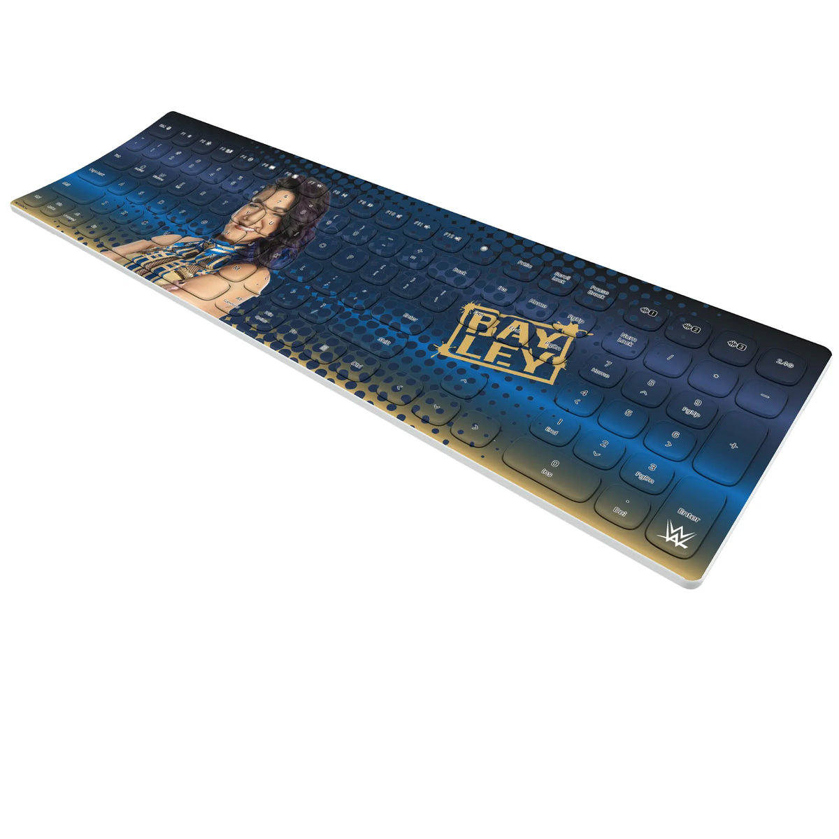Bayley Superstar KKB605 Curved Wireless Keyboard - Isometric View