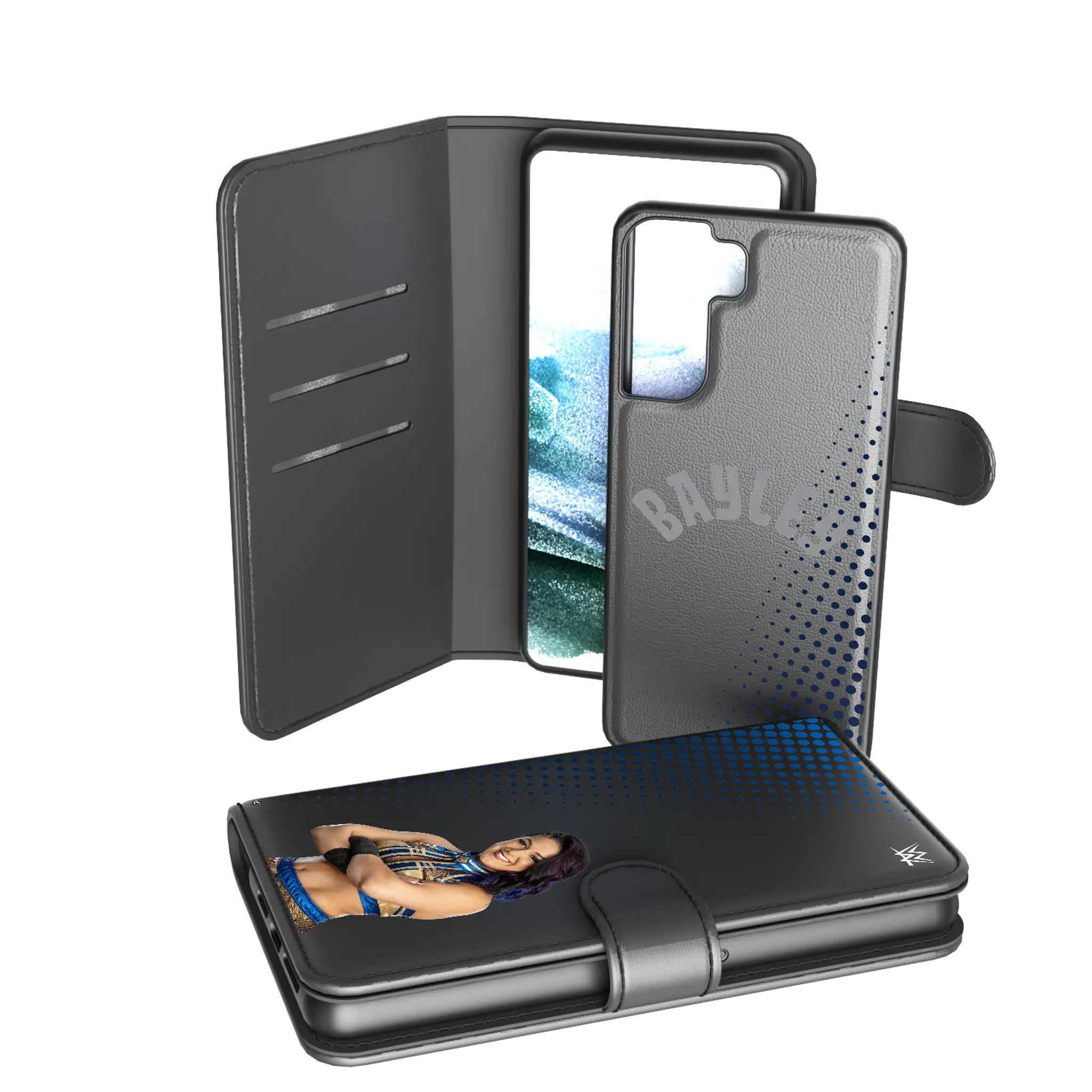 Bayley Superstar Galaxy Wallet Phone Case for Samsung Galaxy