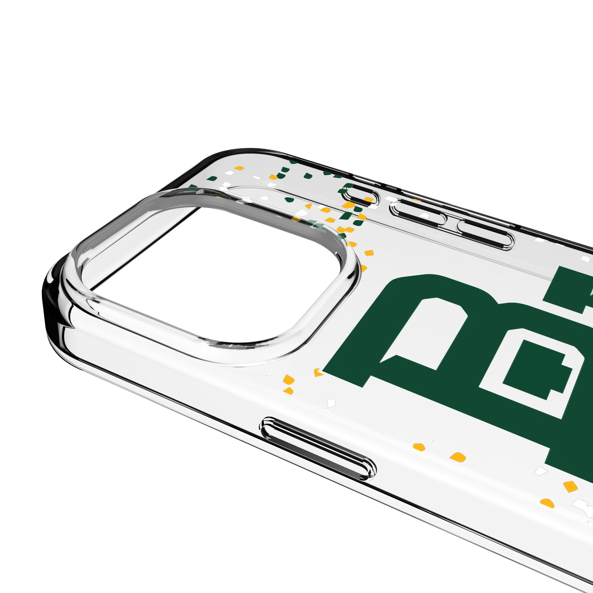 Baylor University Bears Confetti iPhone Clear Phone Case for Apple iPhone - Detail