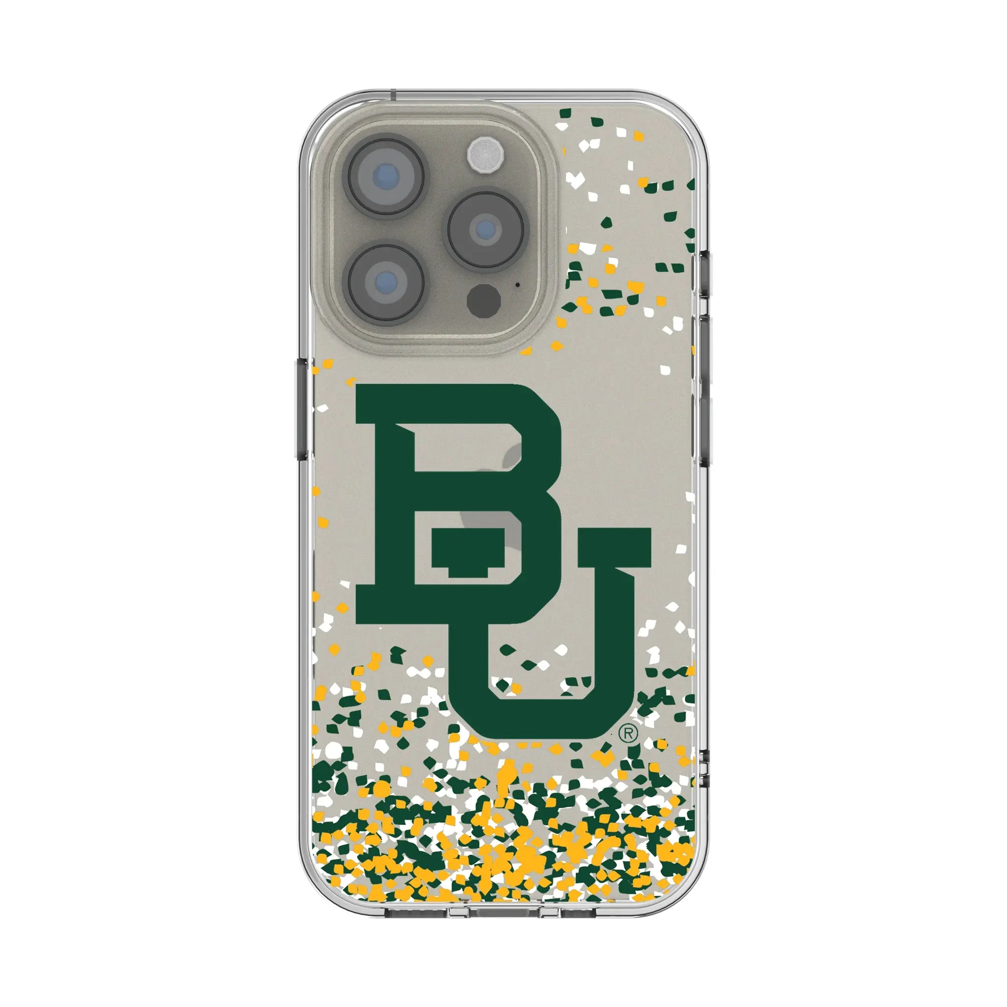Baylor University Bears Confetti iPhone Clear Phone Case for Apple iPhone