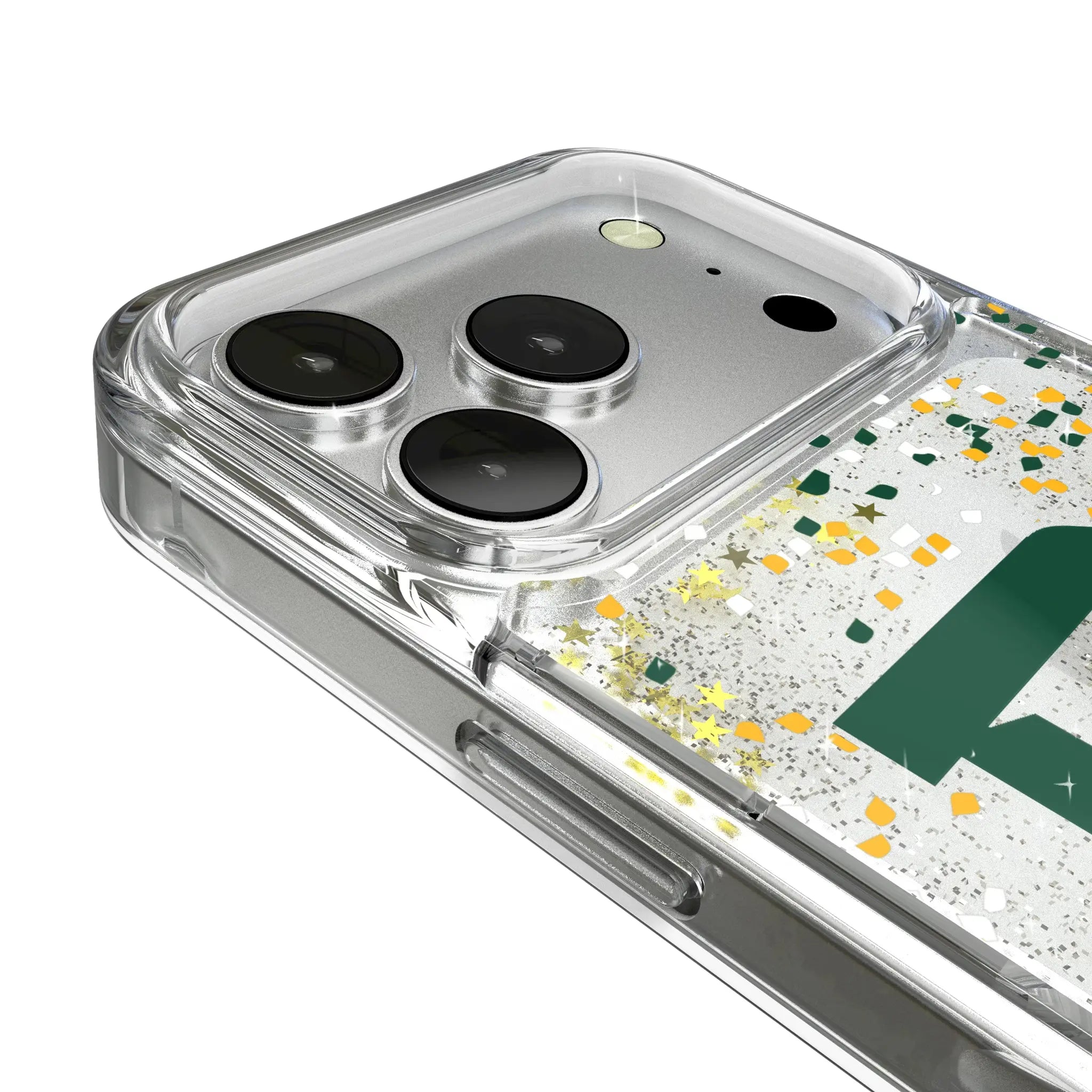 Baylor University Bears Confetti iPhone Glitter Phone Case for Apple iPhone - Detail
