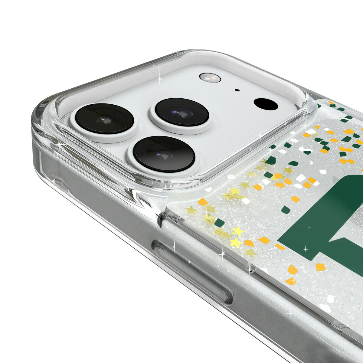 Baylor University Bears Confetti iPhone Glitter Phone Case for Apple iPhone - Detail#Device_iPhone 18 Pro