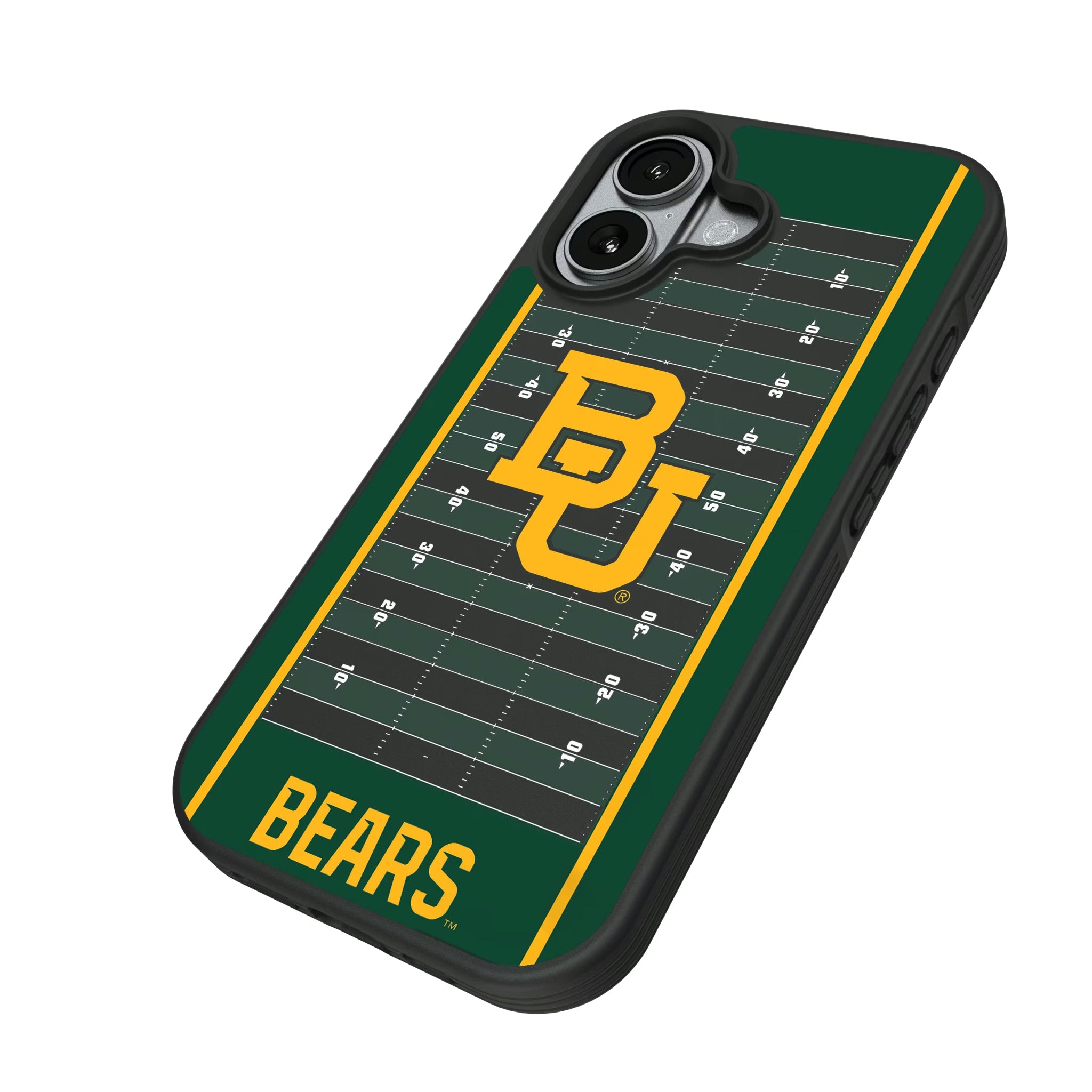 Baylor University Bears Field iPhone Bump Phone Case for Apple iPhone - Isometric View#Device_iPhone 17