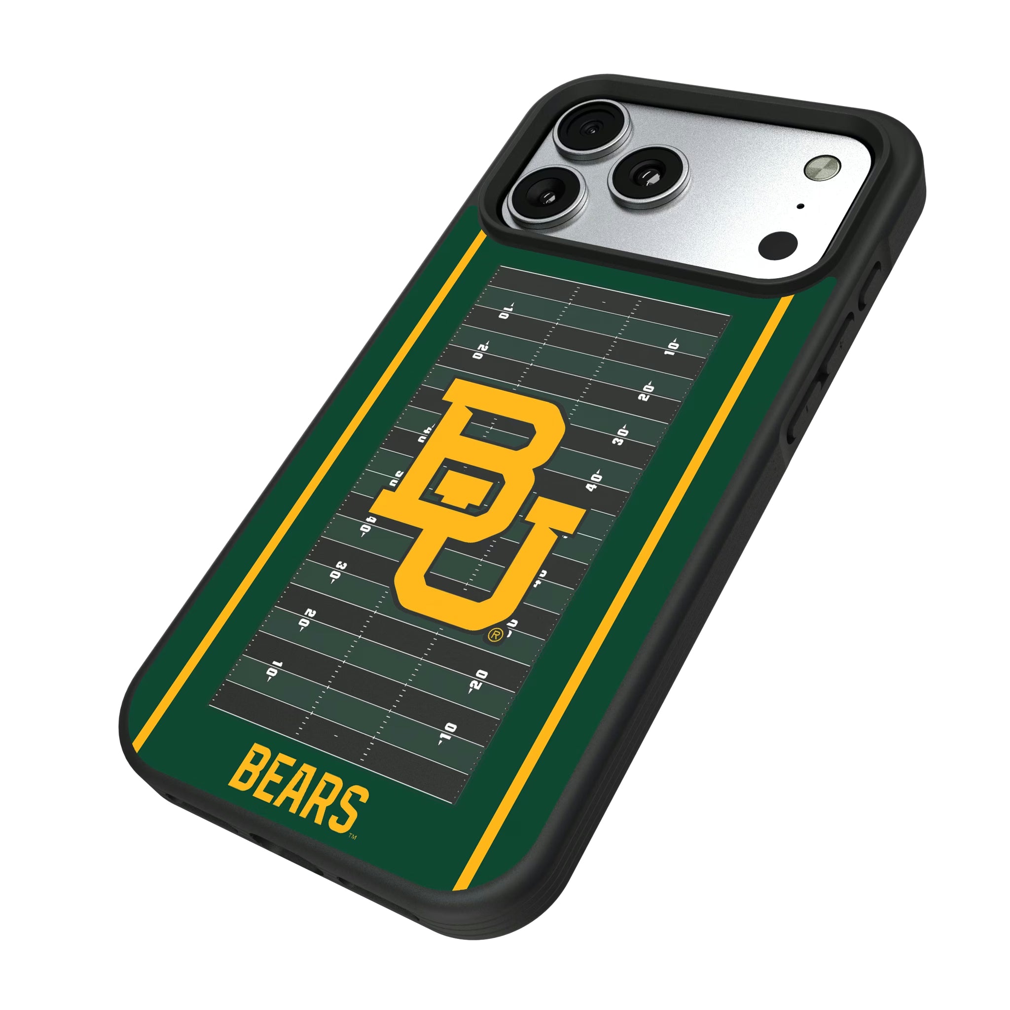 Baylor University Bears Field iPhone Bump Phone Case for Apple iPhone - Isometric View#Device_iPhone 17 Pro Max