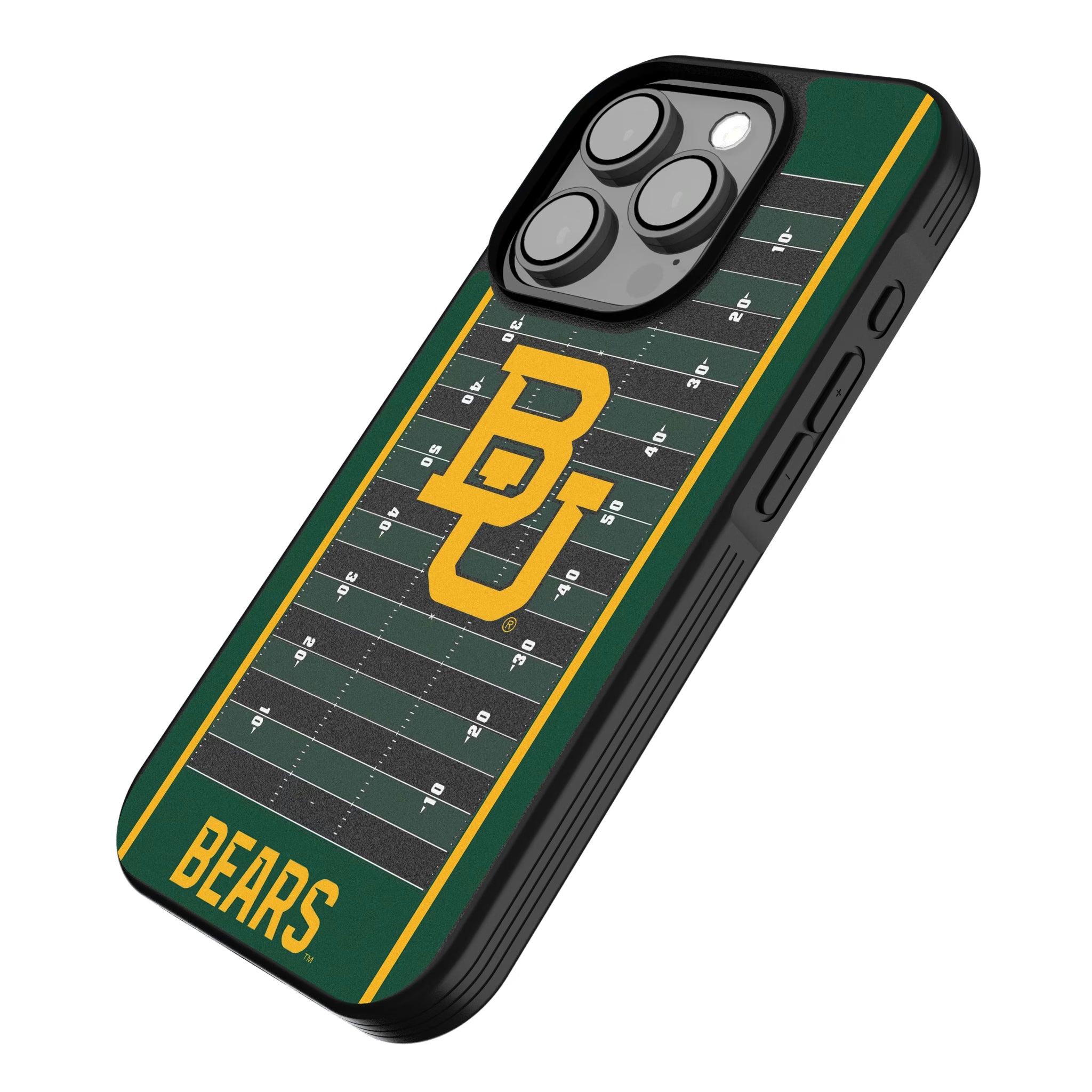 Baylor University Bears Field iPhone Bump Phone Case for Apple iPhone - Isometric View