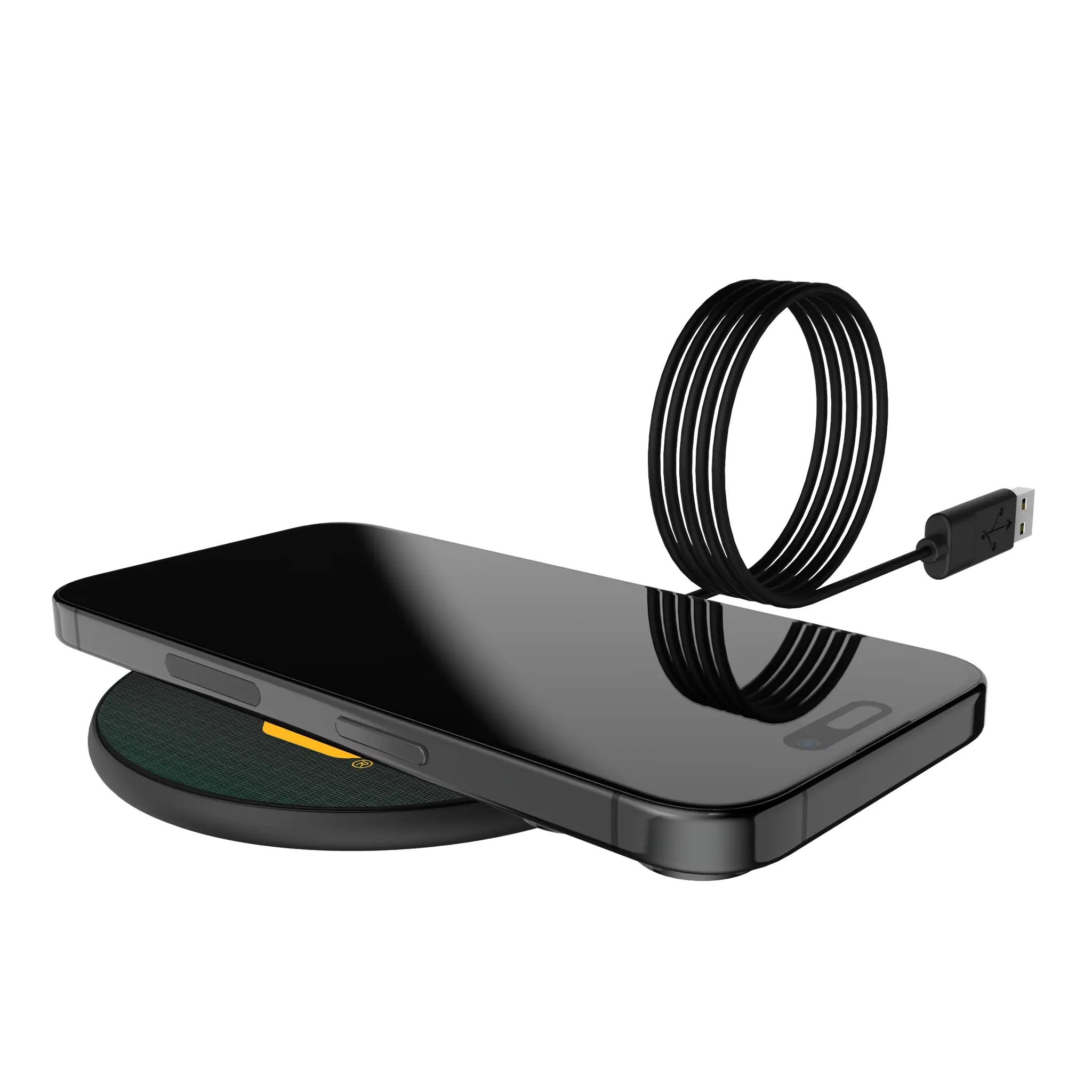 Baylor University Bears Linen 15-Watt Wireless Charger - Lifestyle