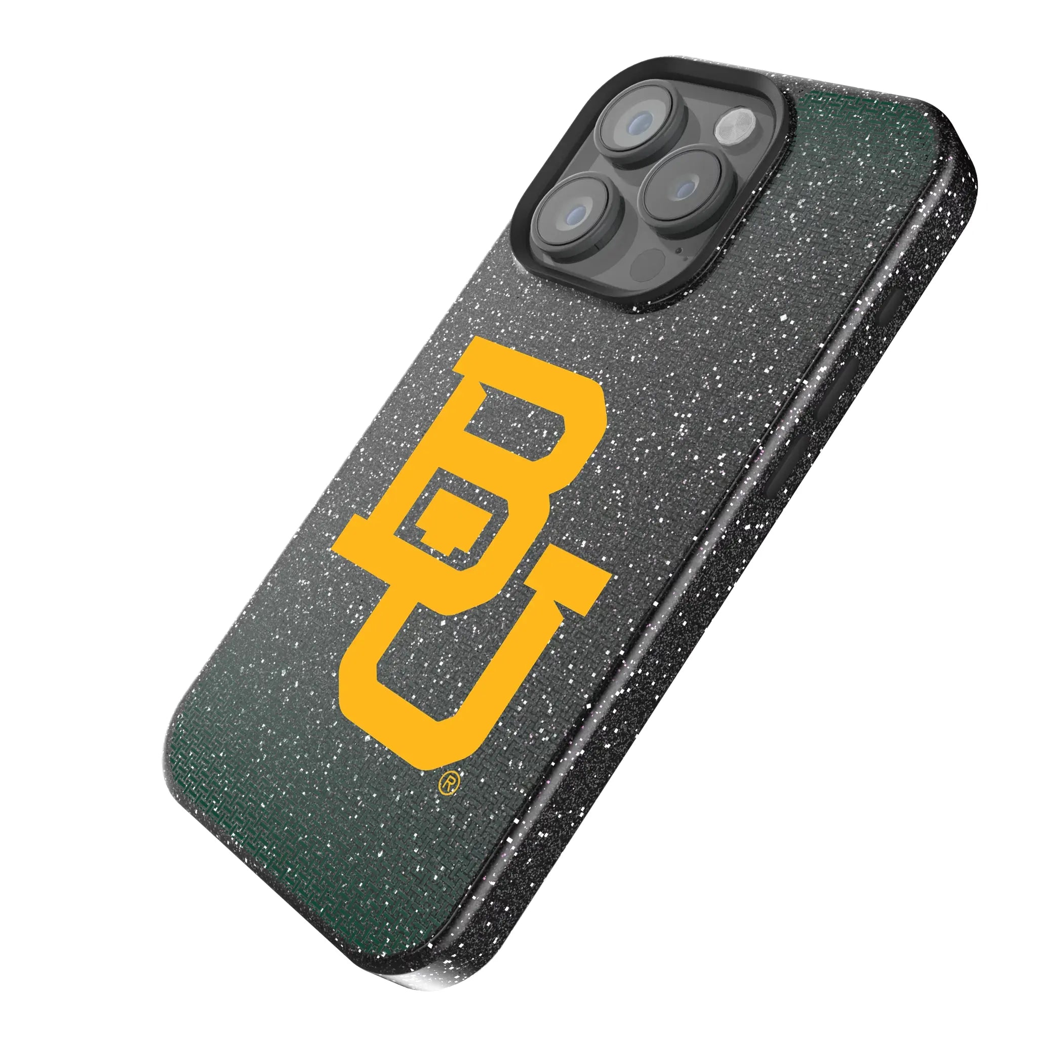 Baylor University Bears Linen iPhone Bling Phone Case for Apple iPhone - Isometric View