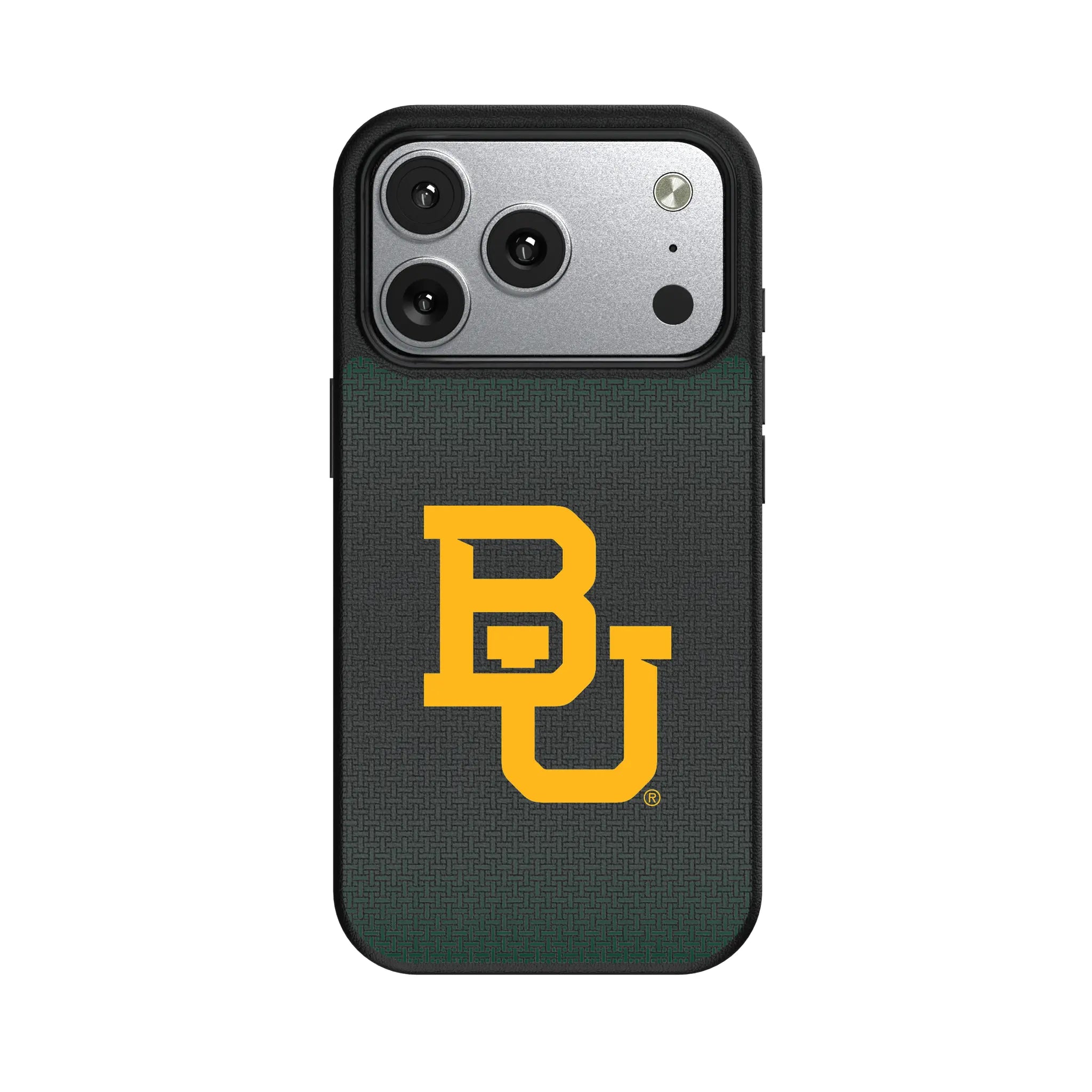 Baylor University Bears Linen iPhone MagSafe Compatible Phone Case for Apple iPhone#Device_iPhone 17 Pro