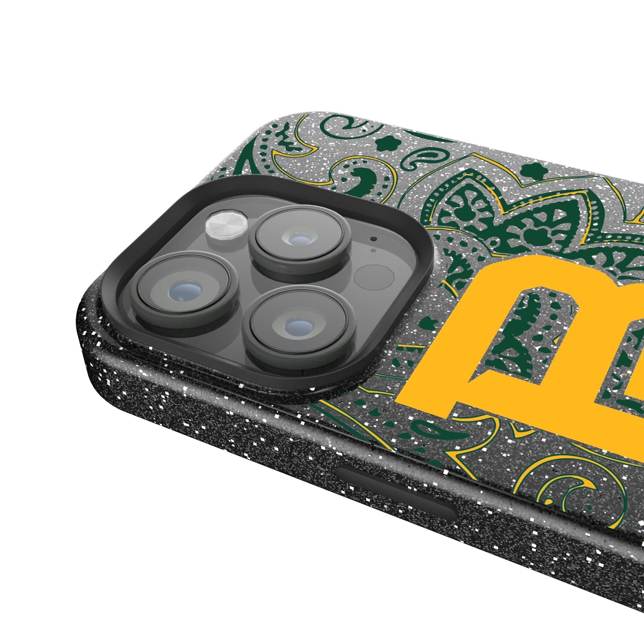 Baylor University Bears Paisley iPhone Bling Phone Case for Apple iPhone - Detail