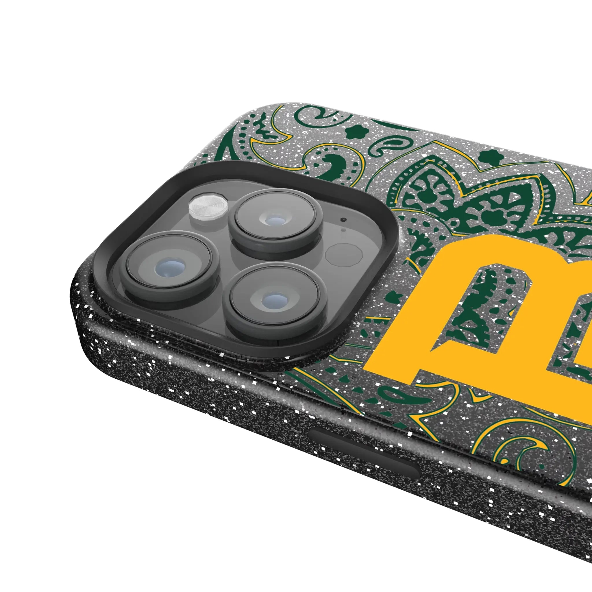 Baylor University Bears Paisley iPhone Bling Phone Case for Apple iPhone - Detail