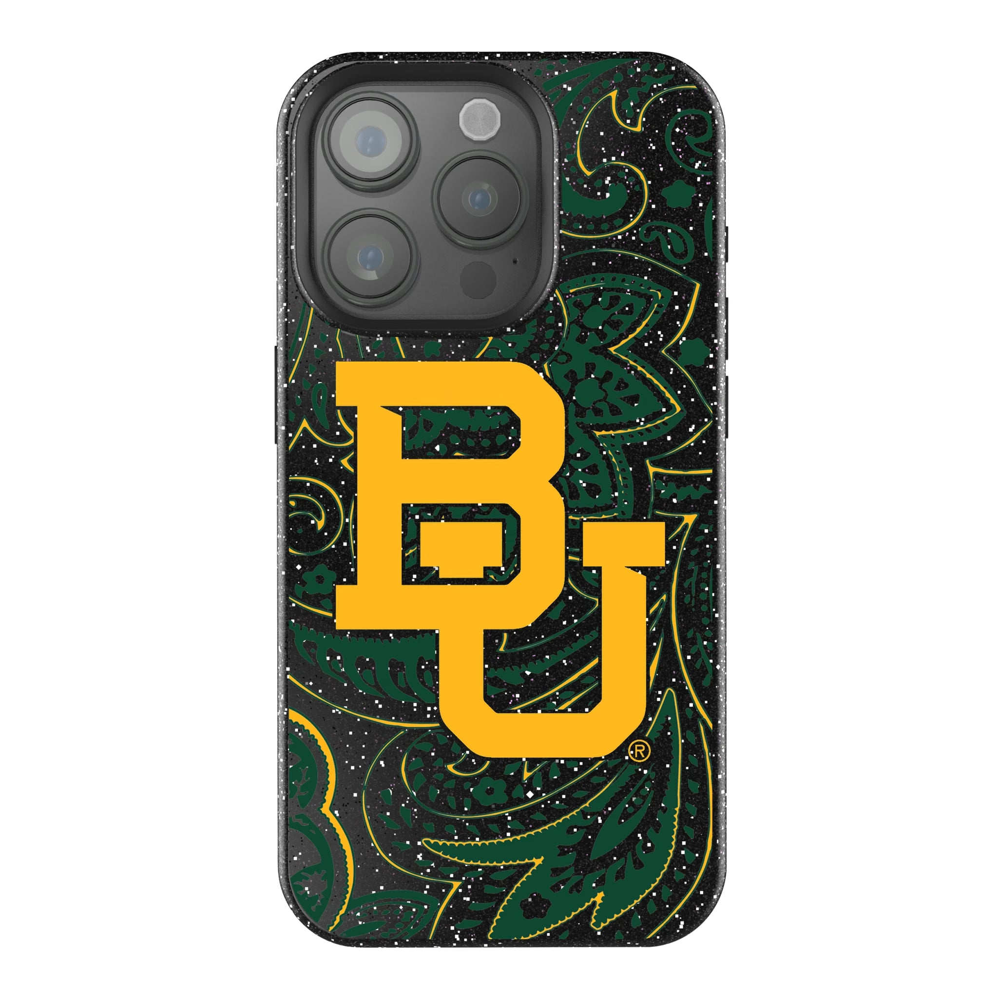 Baylor University Bears Paisley iPhone Bling Phone Case for Apple iPhone